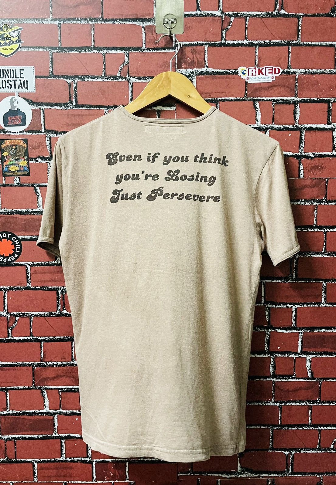 Designer × Japanese Brand × Katharine Hamnett London KATHARINE HAMNETT LONDON CUT & SEWN Size L / US 10 / IT 46 - 9 Thumbnail