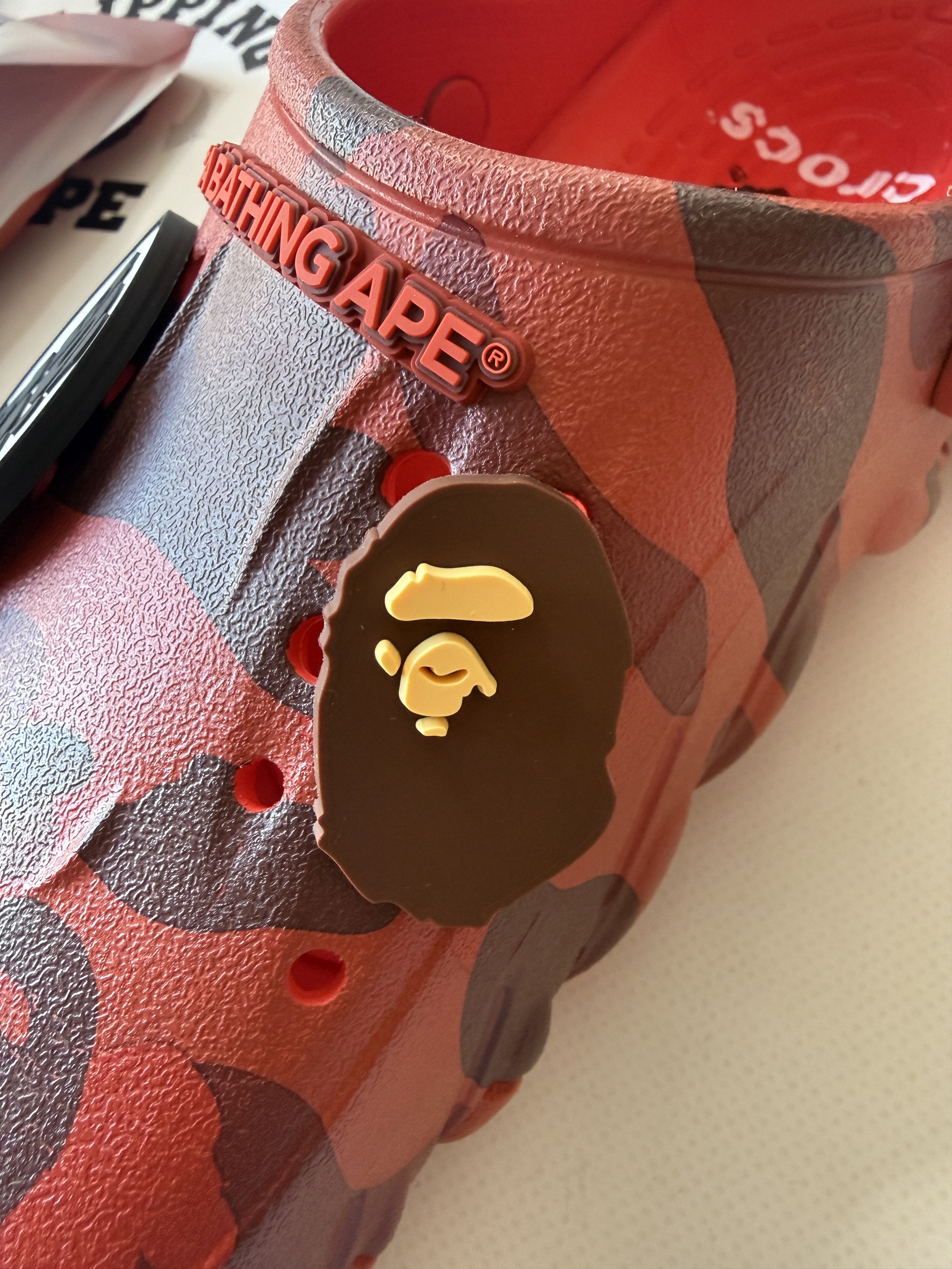 Bape × Crocs BAPE X CROCS ECHO RED Size US 8.5 / EU 41-42 - 7 Thumbnail