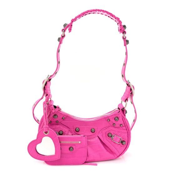 Balenciaga AUTHENTIC Pink Balenciaga leather shoulder Size ONE SIZE - 1 Thumbnail