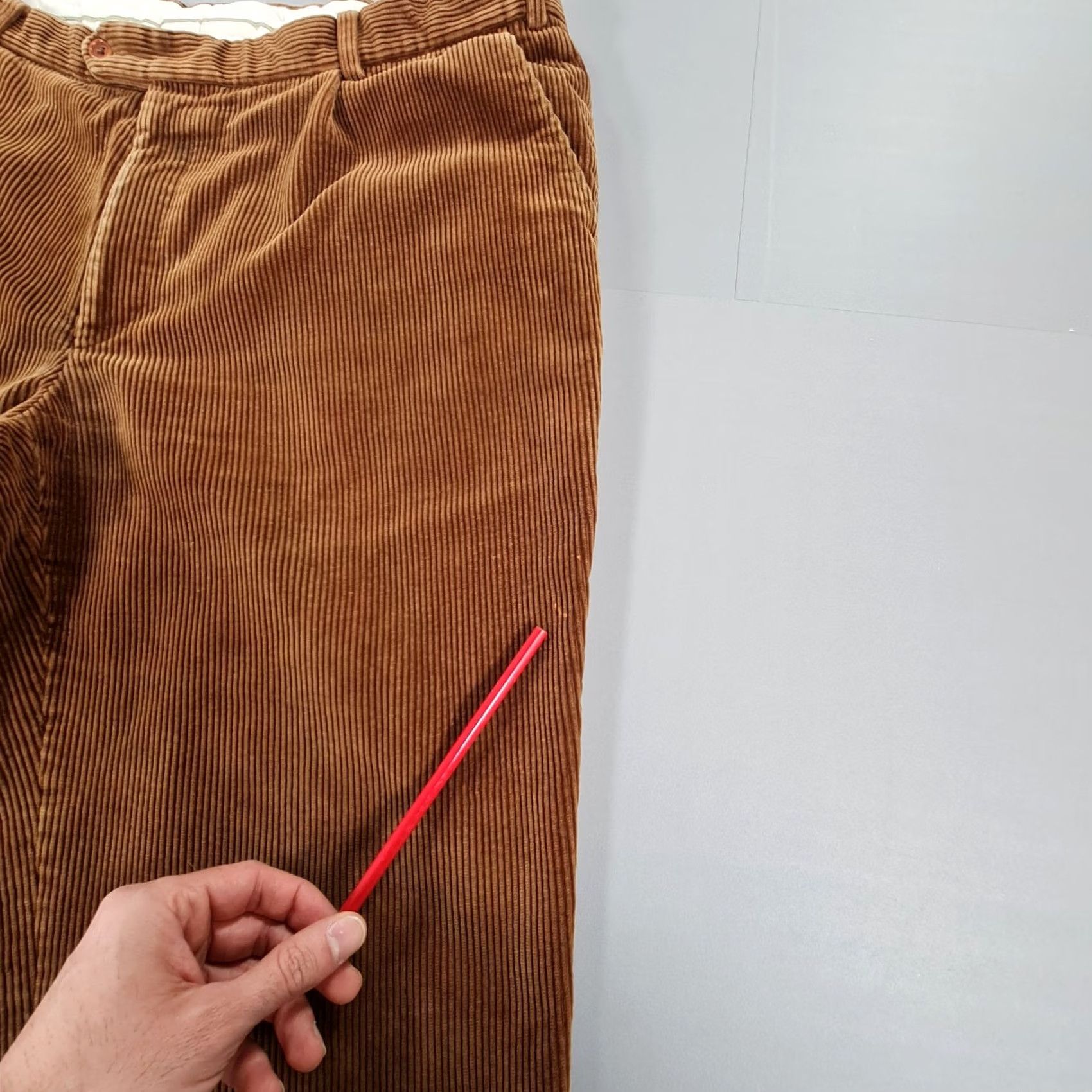 Turnbull & Asser VINTAGE Turnbull & Asser Mens Corduroy Trousers Brown W42 L30 Classic Pants Size US 42 / EU 58 - 4 Thumbnail