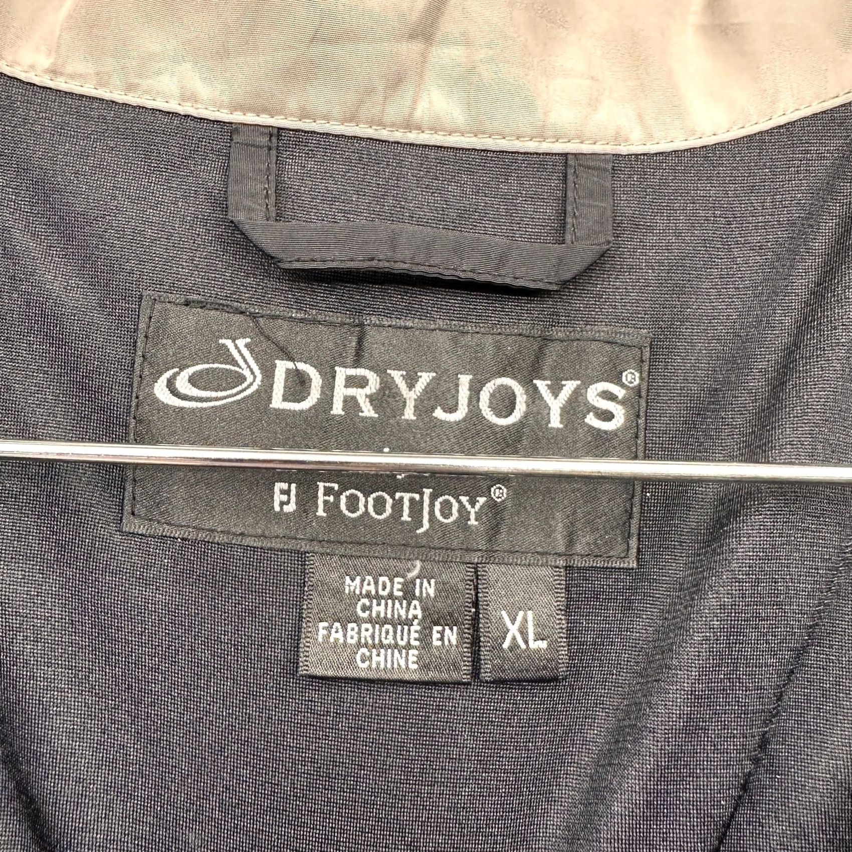 Footjoy FootJoy DryJoys Windbreaker Pullover Shirt Mens XL Short Sleeve Black Size US XL / EU 56 / 4 - 3 Thumbnail