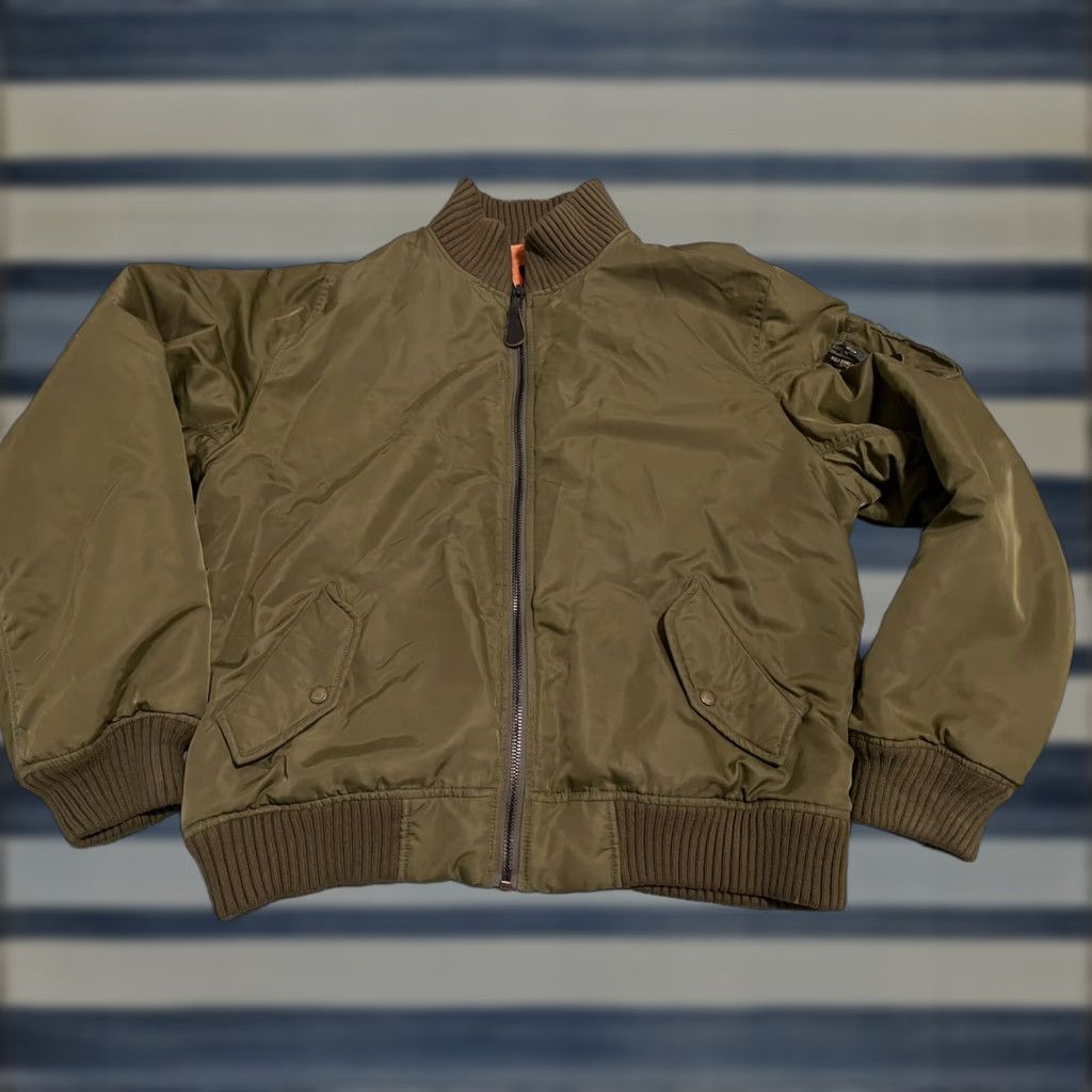 Ralph Lauren VINTAGE Ralph Lauren Polo Jeans Co. Military Surplus Army Green Bomber Jacket Coat XL Men Size US XL / EU 56 / 4 - 1 Thumbnail