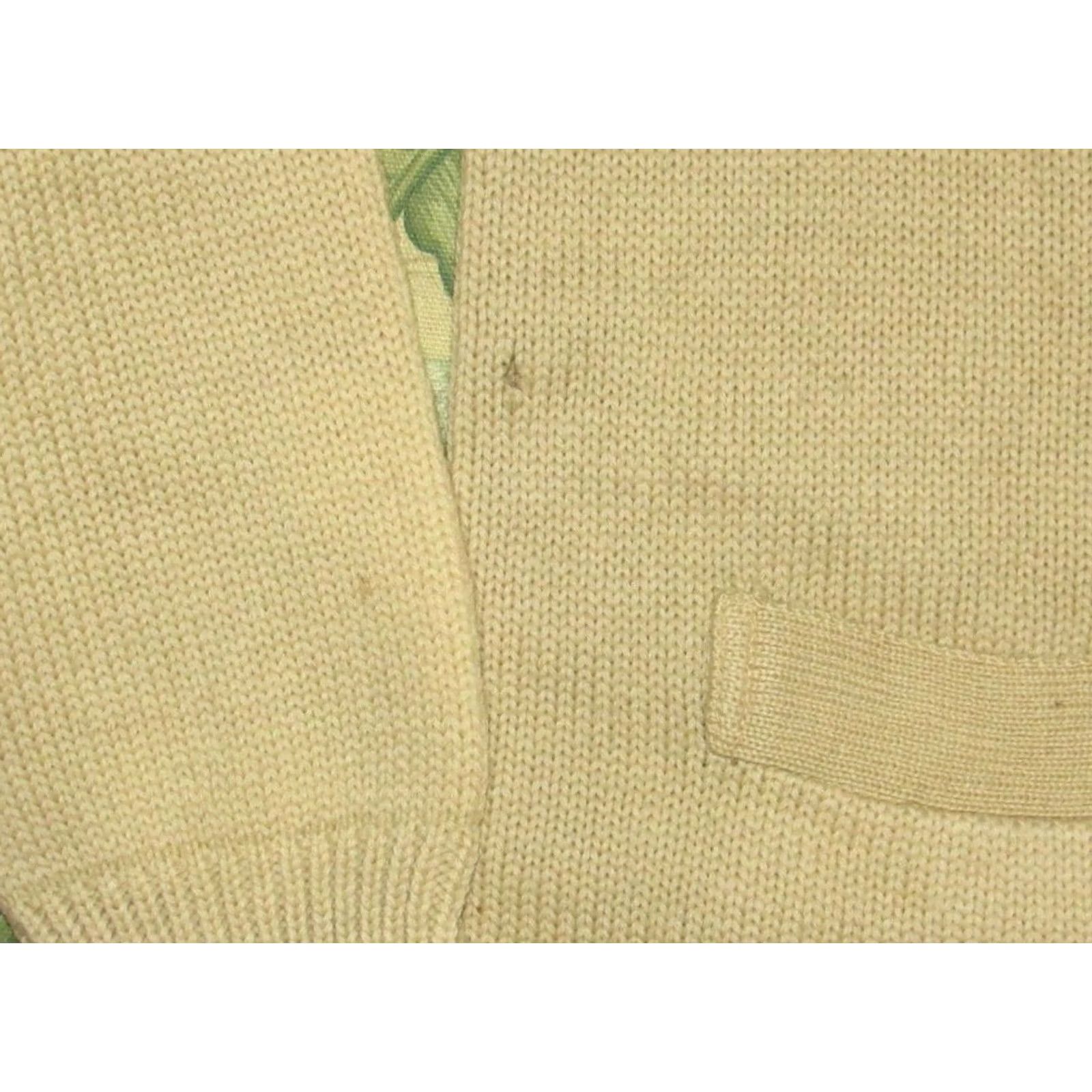 Vintage Vtg 1946 Varsity Cardigan Sweater S/M Shirt Mens Ivory 1946 Varsity Letterman Cardigan Sweater S/M Size US S / EU 44-46 / 1 - 5 Thumbnail