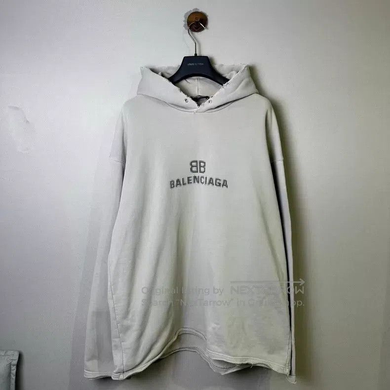 Balenciaga Balenciaga Mosaic Destroyed Hoodie Size US S / EU 44-46 / 1 - 1 Thumbnail