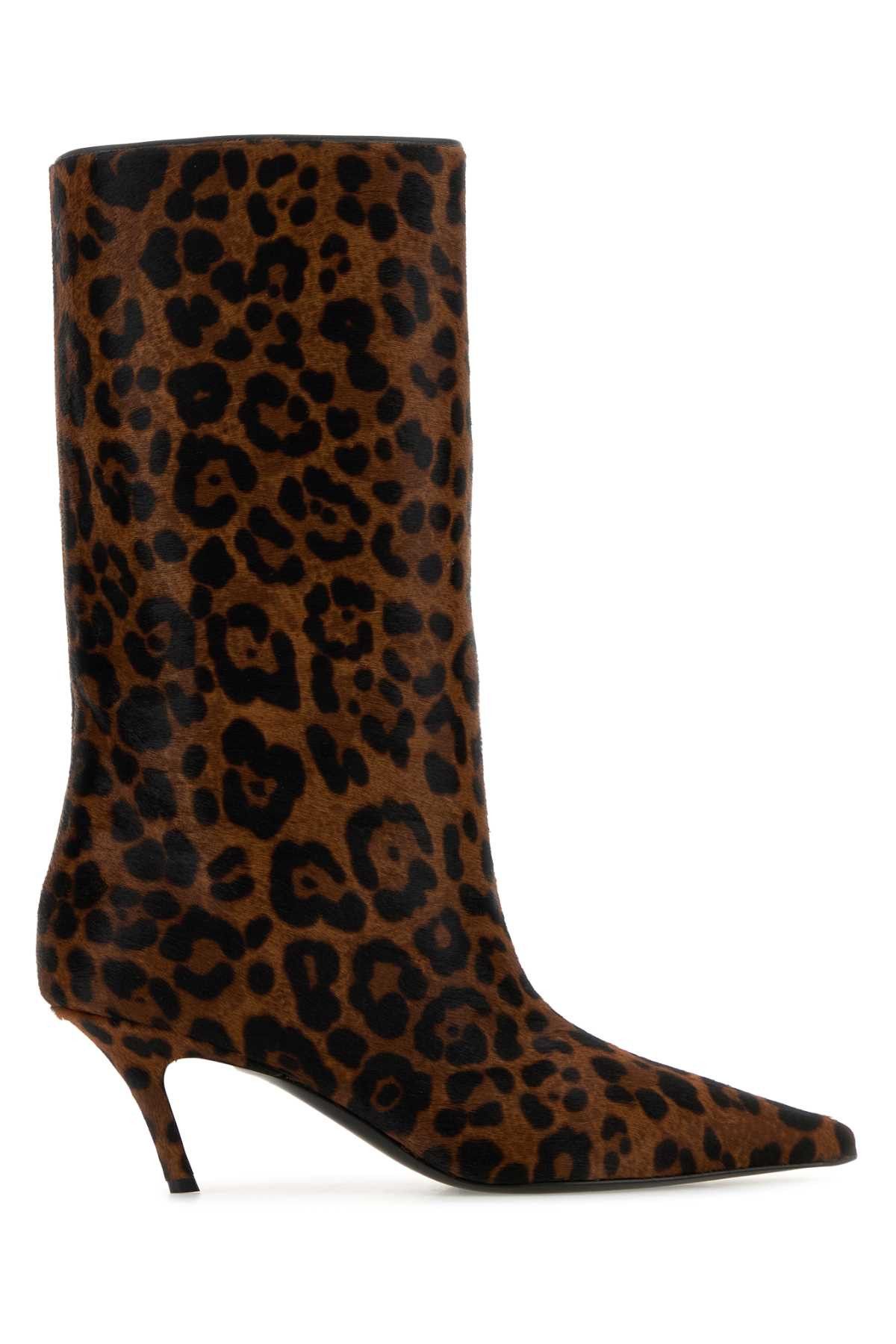 Printed Calf Hair Fiona Boots