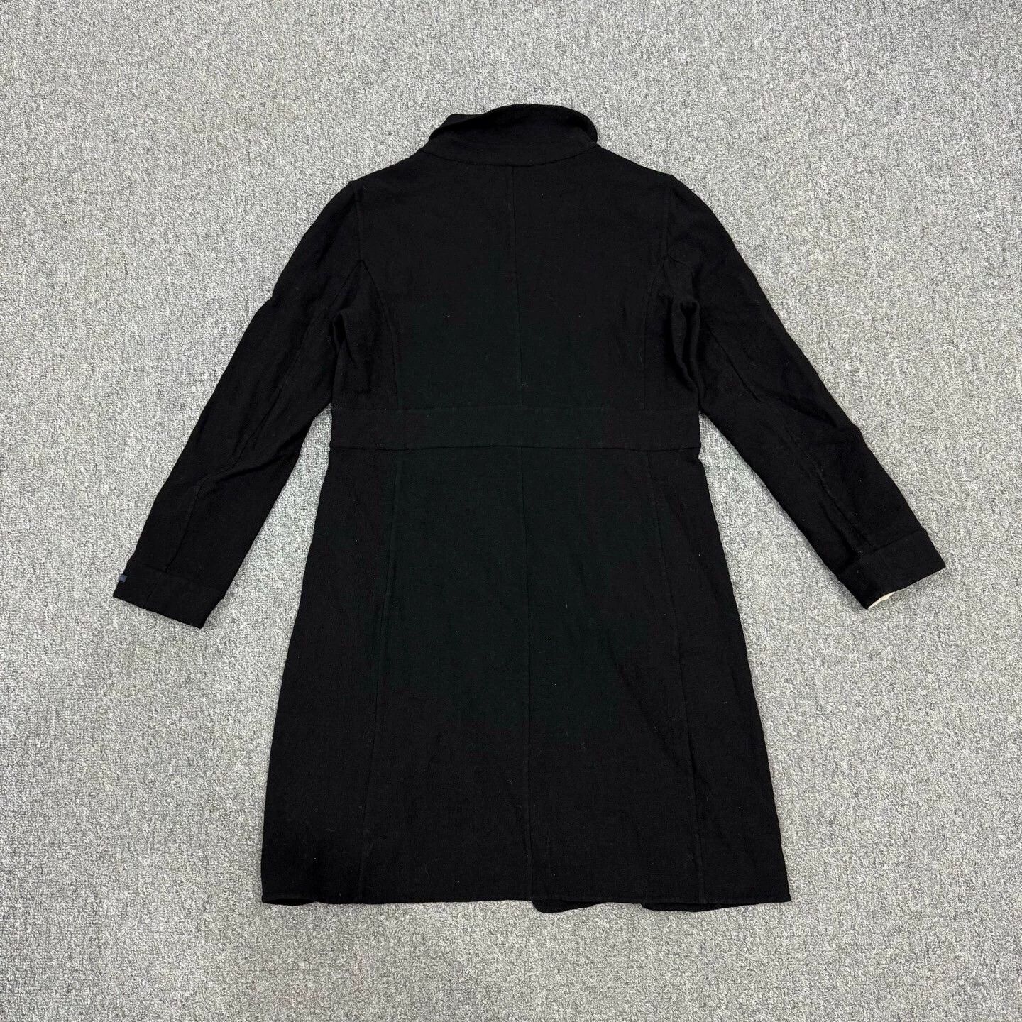 Max Mara Maxmara Black Wool Coat IT 36 Near Mint Size XS / US 0-2 / IT 36-38 - 2 Thumbnail