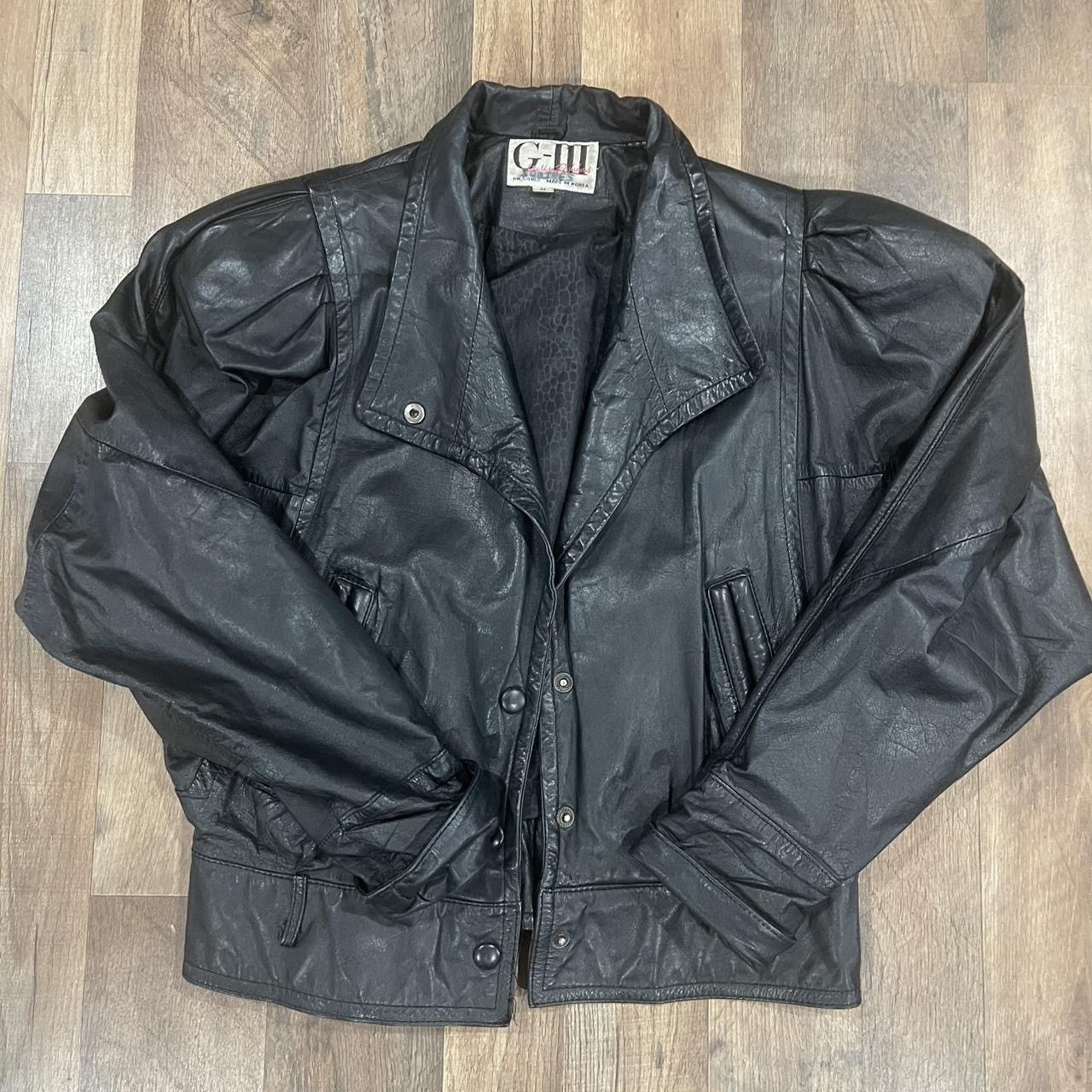 G-III G-III 80s leather jacket Size M / US 6-8 / IT 42-44 - 1 Thumbnail