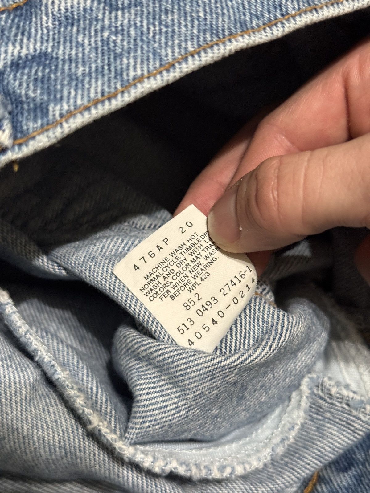 Levi's Vintage Clothing Vintage Levis 540 Relaxed Wide Leg 40x30 USA Made Jeans Size US 40 / EU 56 - 6 Thumbnail