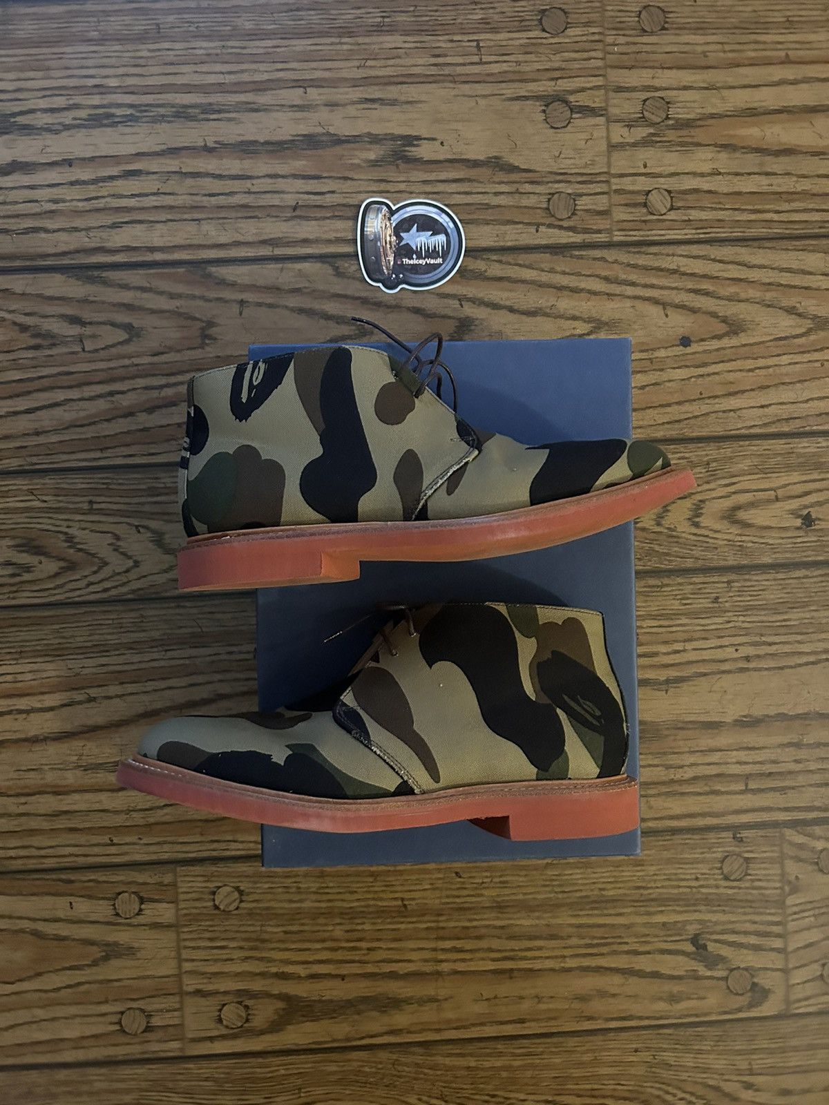 image of Bape X Marc Mcnairy Collaboration Shoes in Camo, Men's (Size 9)