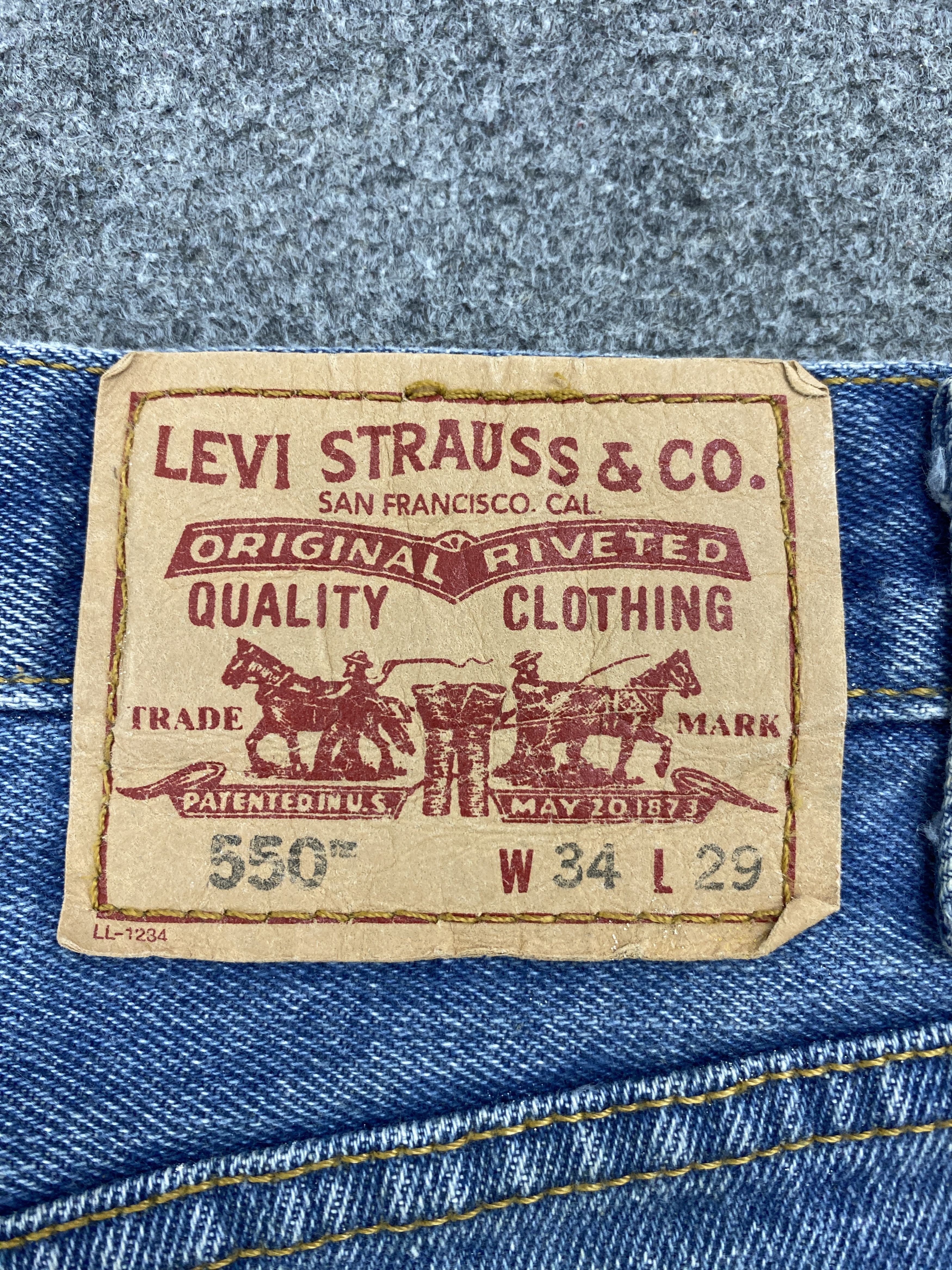 Levi's × Vintage Faded Blue Vintage Levis 550 Jeans Size US 33 - 5 Thumbnail