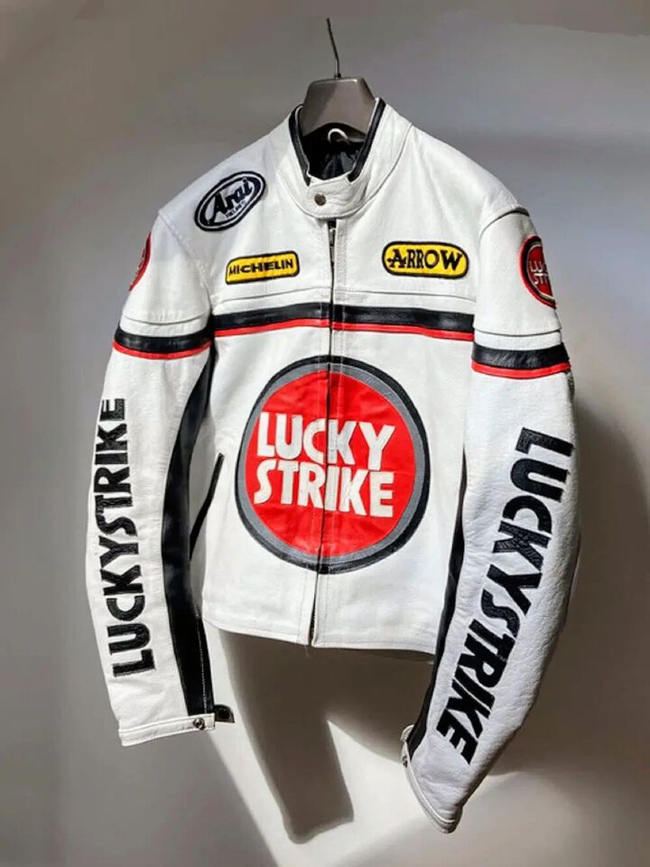 Other Lucky strike racing Leather rare streetwear Jacket Size US M / EU 48-50 / 2 - 2 Thumbnail