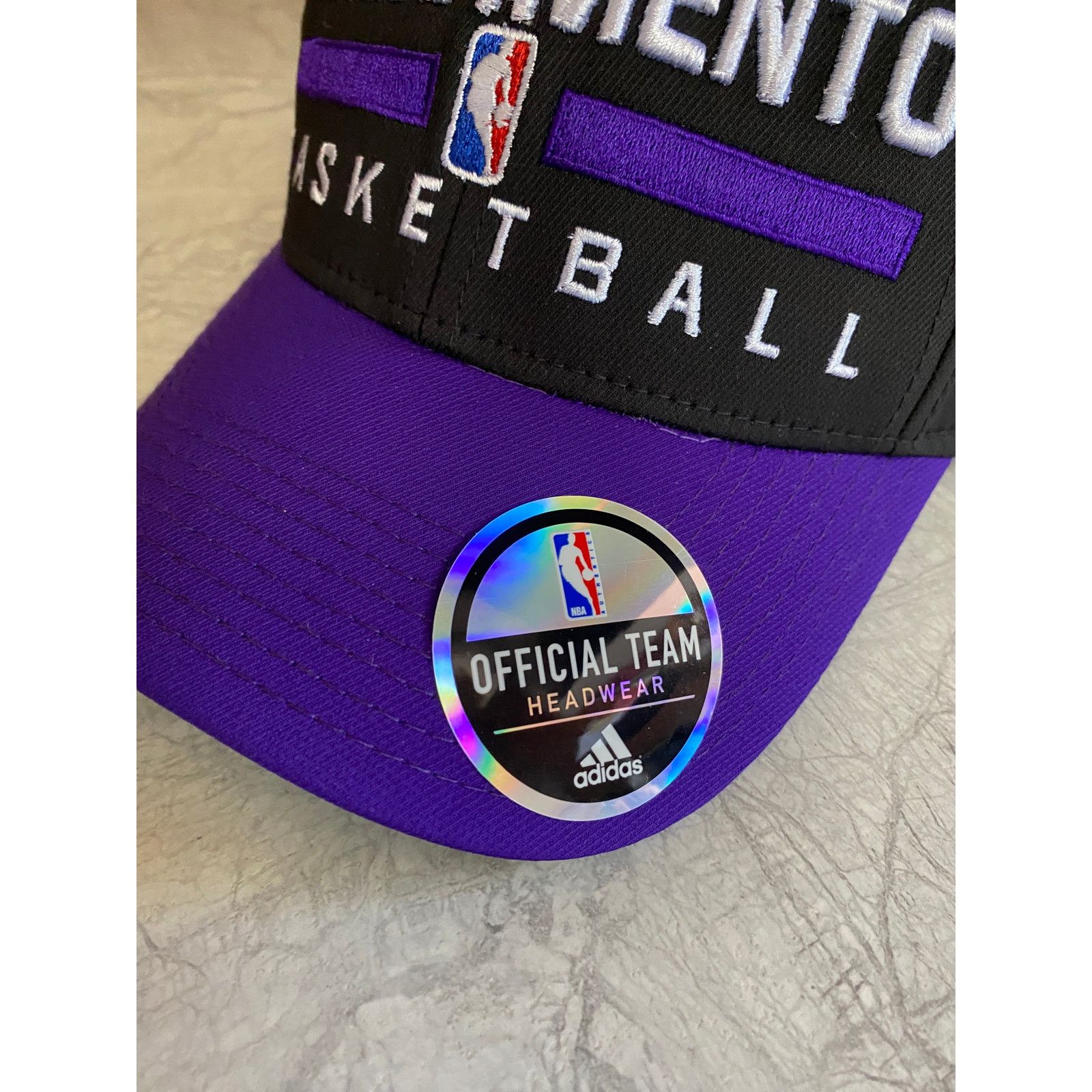 Adidas New Sacramento Kings Adidas NBA Snapback Hat Size ONE SIZE - 3 Thumbnail