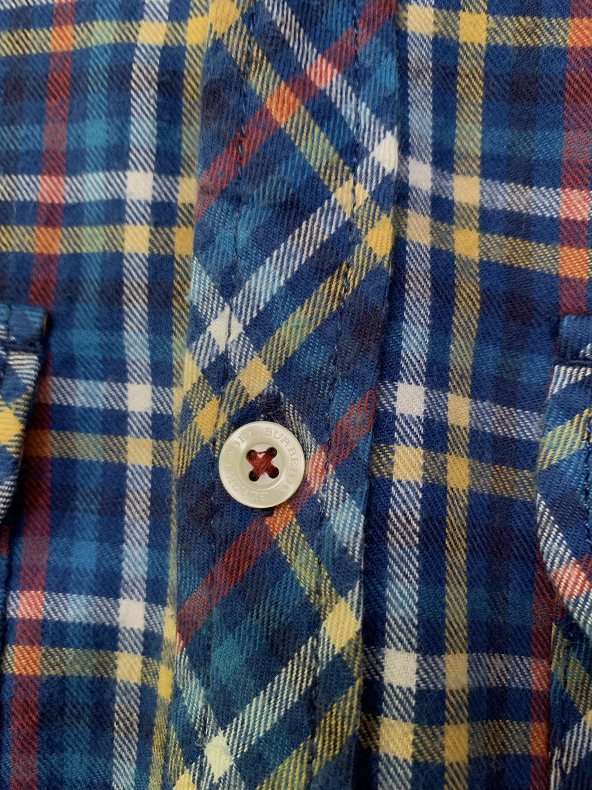 Burberry 🐍 Burberry Black Label Plaid Flannel Shirt Size US M / EU 48-50 / 2 - 4 Thumbnail
