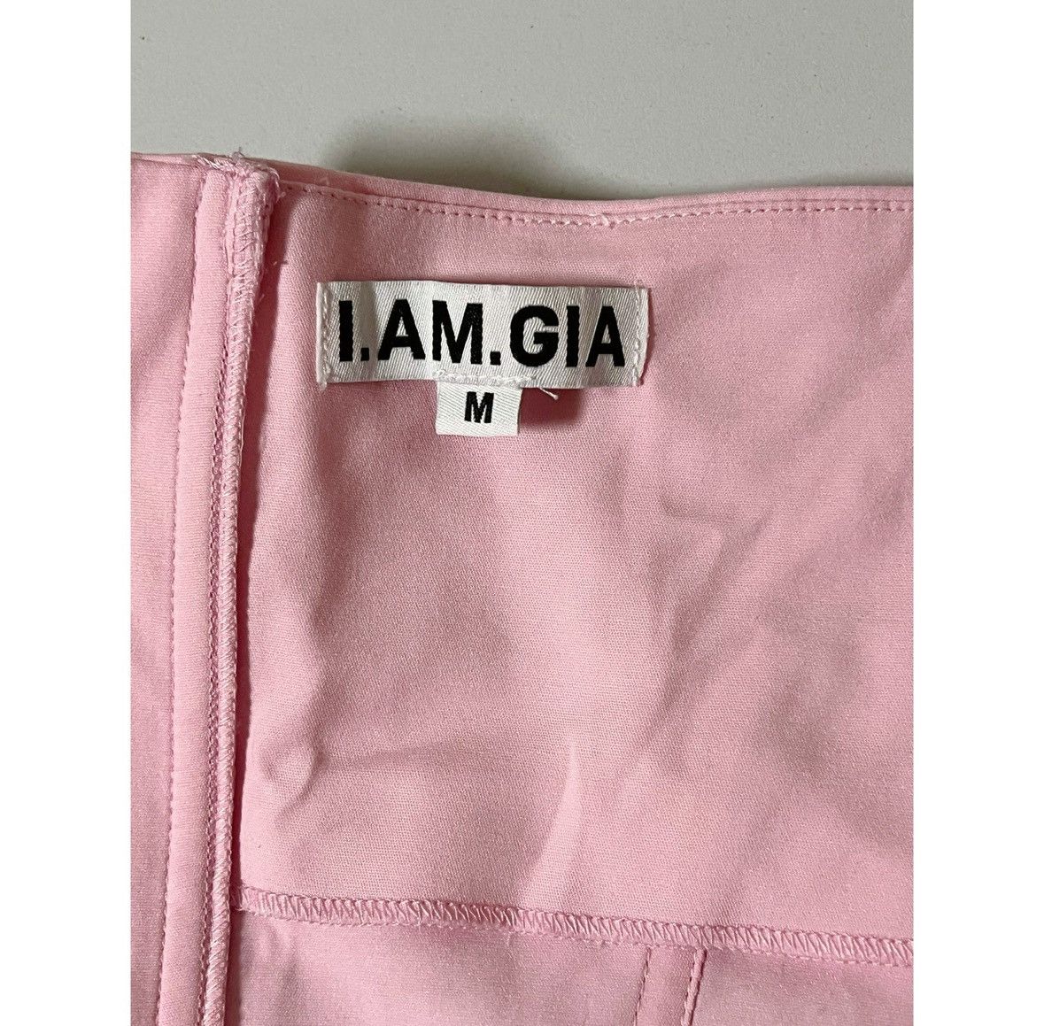 I.AM.GIA I.Am.Gia Pink Off-The-Shoulder Corset Bustier Top Size M 🎀✨ Size M / US 6-8 / IT 42-44 - 4 Thumbnail