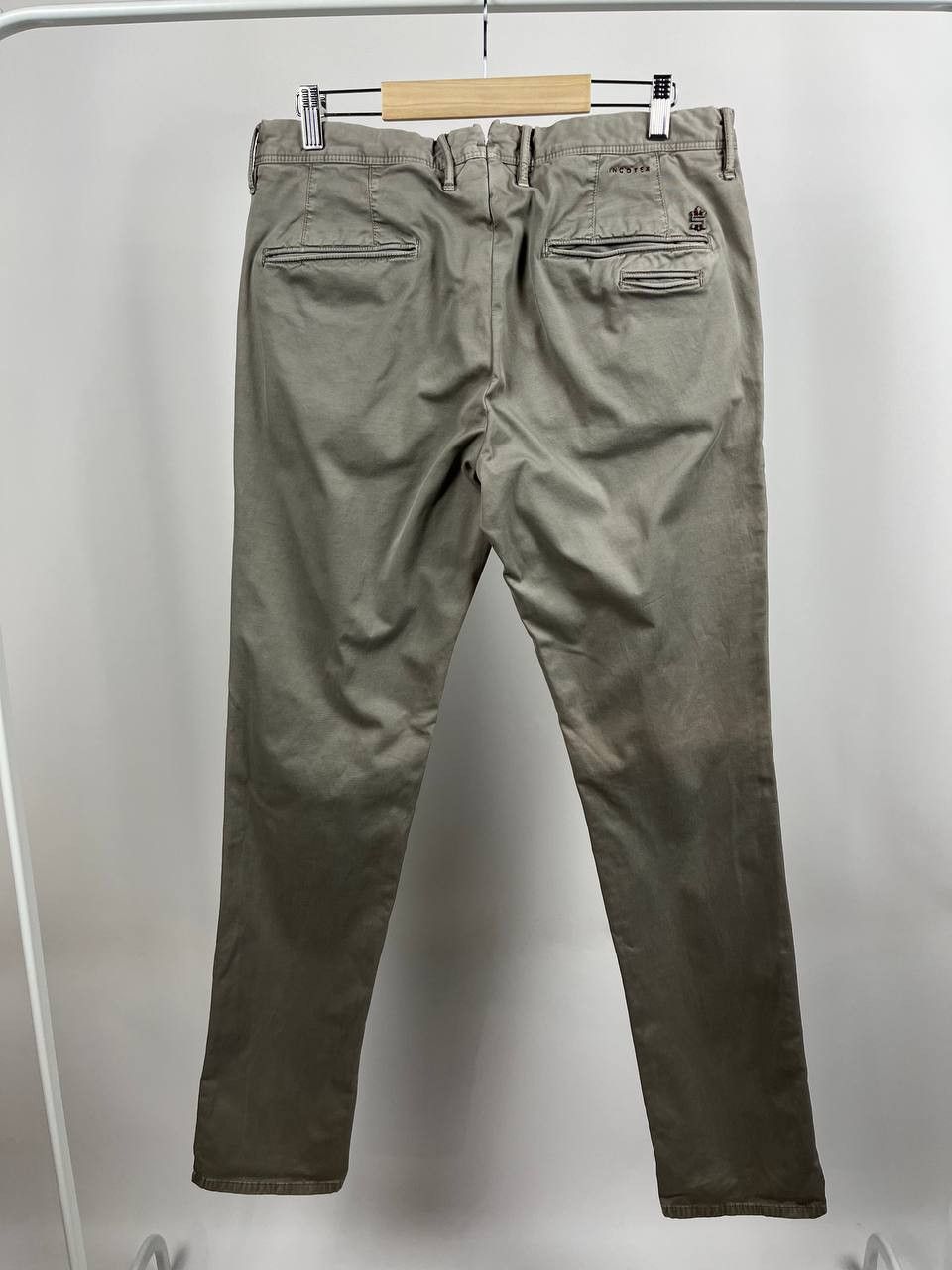 Incotex Incotex Skim Fit Gray Chino pants Size 34 Size US 34 / EU 50 - 2 Thumbnail