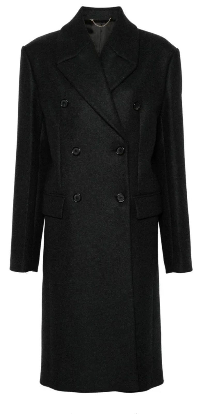 Toteme BROAD MIDI COAT Size L / US 10 / IT 46 - 3 Thumbnail
