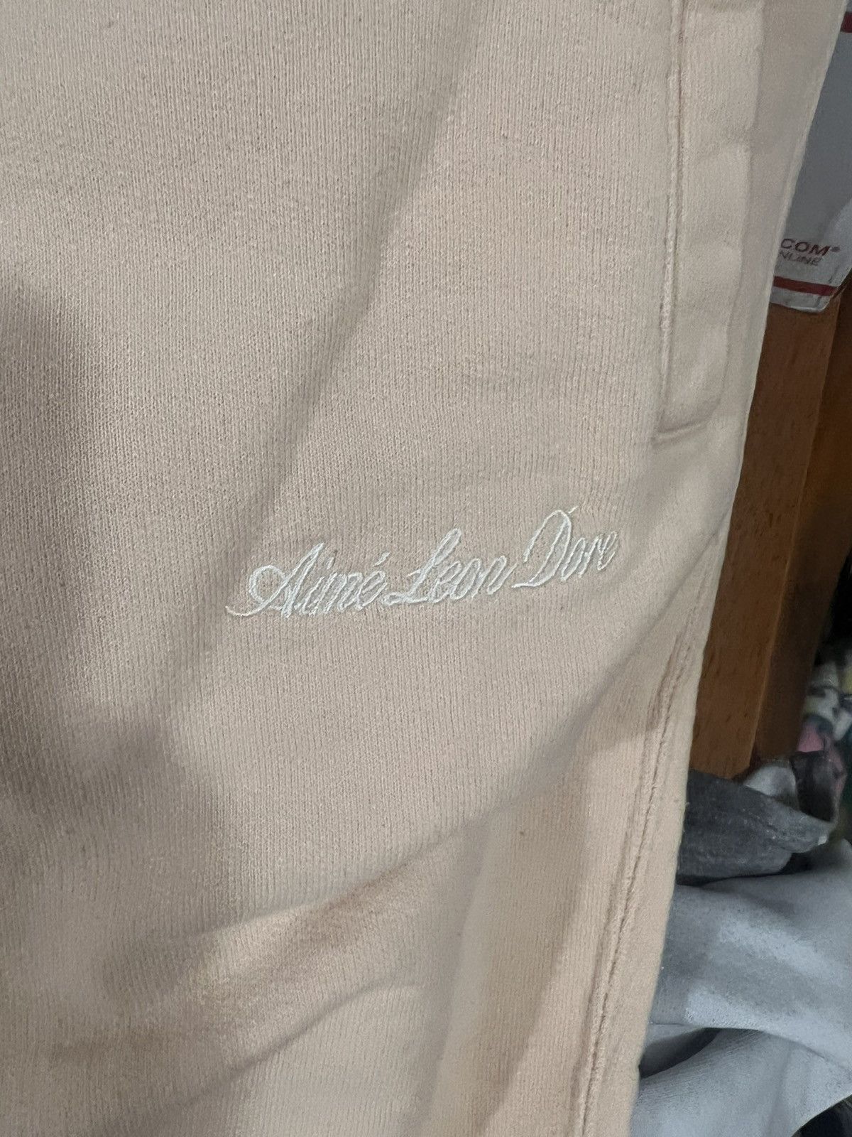 Aime Leon Dore Aime Leon Dore tan / cream sweatpants joggers medium Size US 30 / EU 46 - 2 Thumbnail