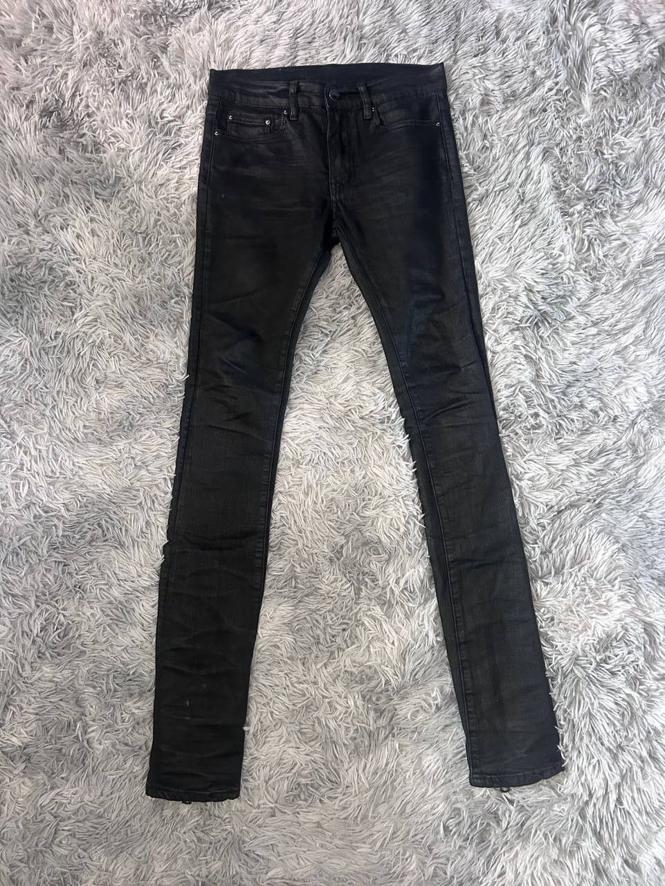 MNML MNML LA Skinny Jeans Waxed Black - Size 28 Size US 28 / EU 44 - 1 Thumbnail
