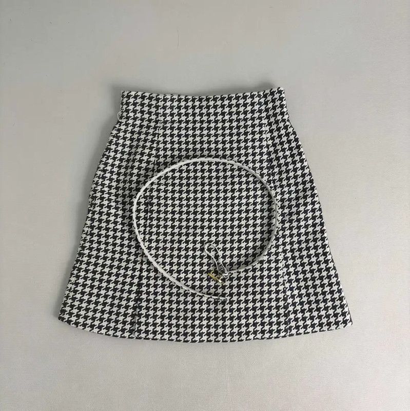 Dior Dior Black Cotton Women's Skirt 0089 Size 22" - 1 Thumbnail
