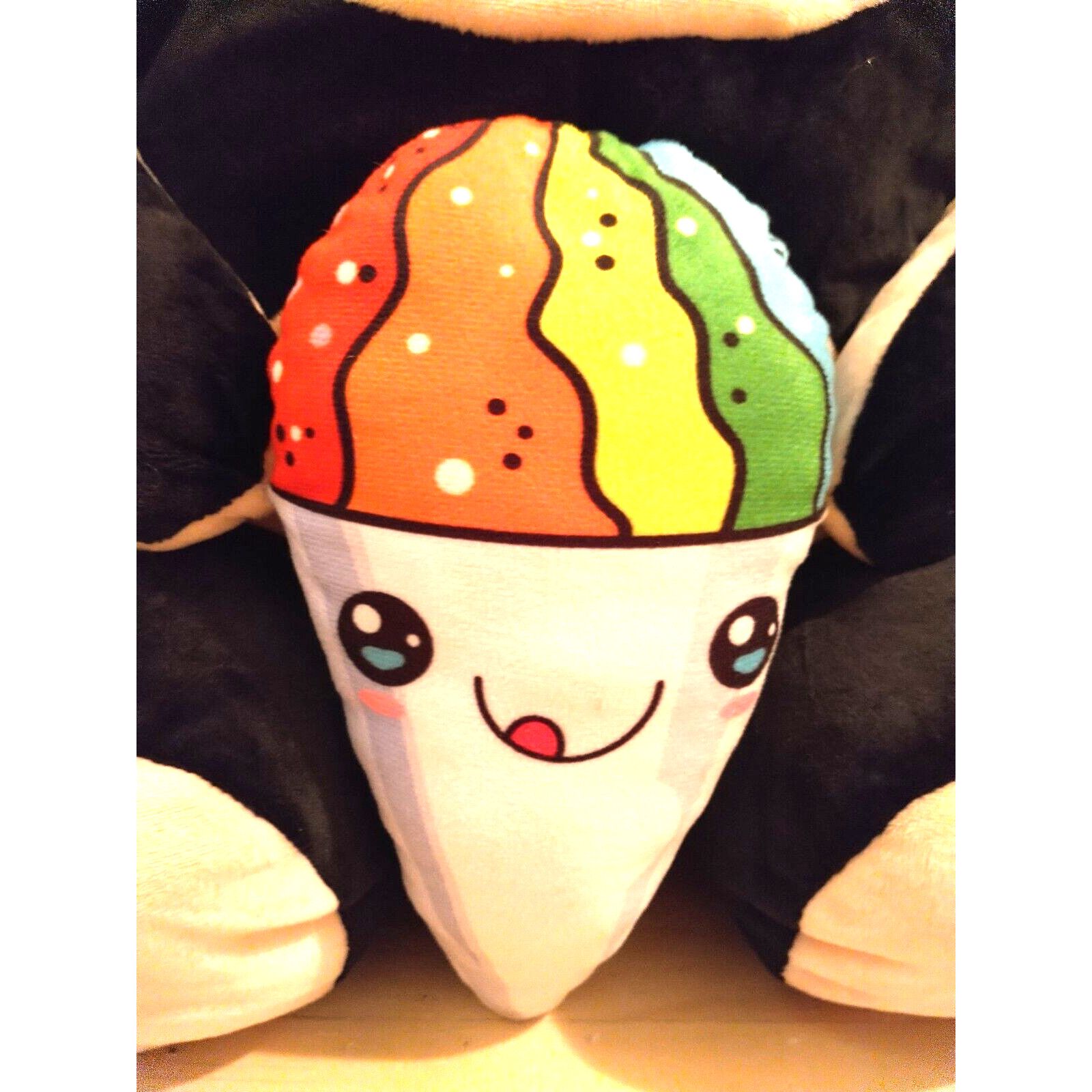 Other Peek A Boo Snacks The Gorilla Eating Ice Cream Plush 21" Size ONE SIZE - 3 Thumbnail