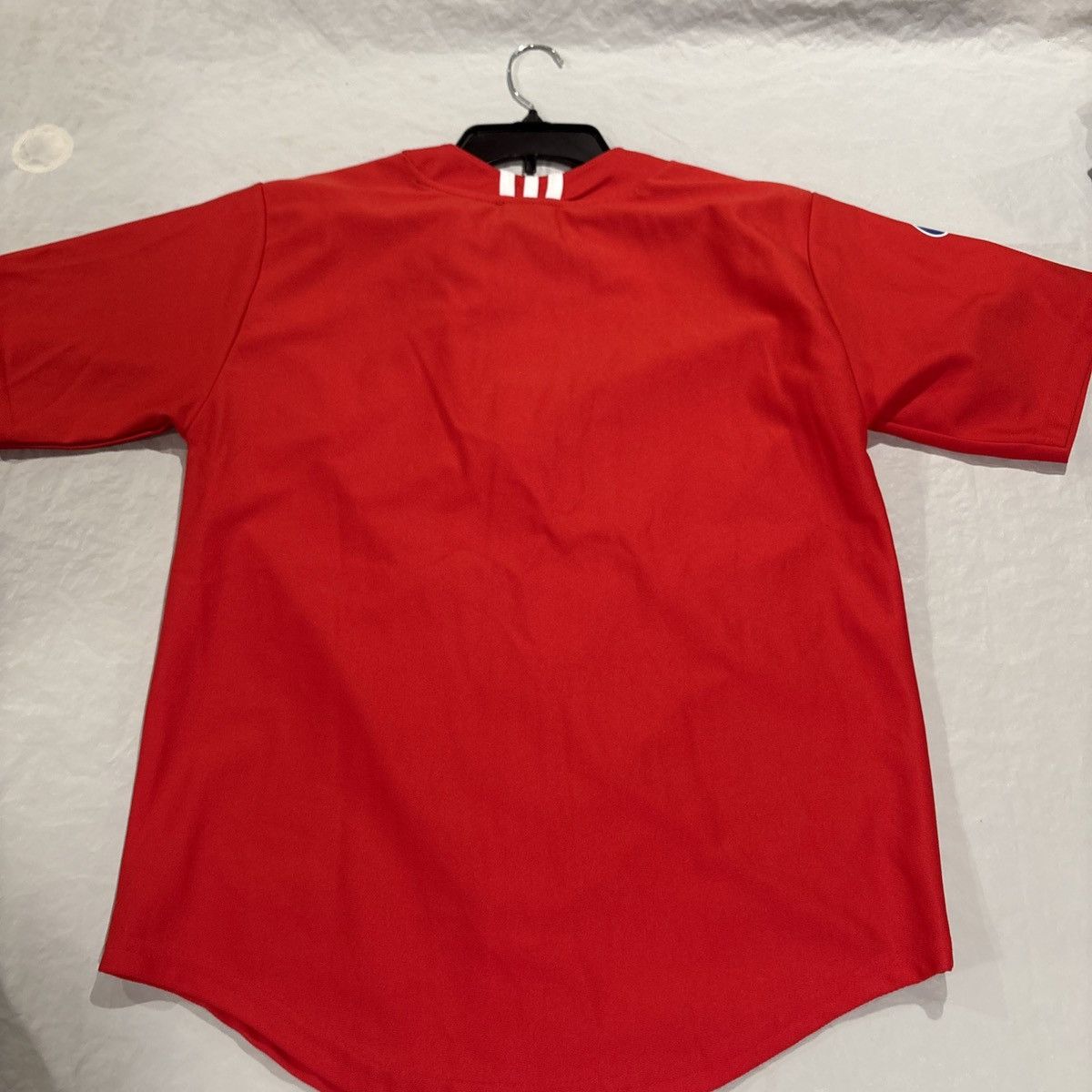 Adidas Adidas Philly Phillies Red Baseball Jersey Youth Large 14-16 Size US L / EU 52-54 / 3 - 5 Thumbnail
