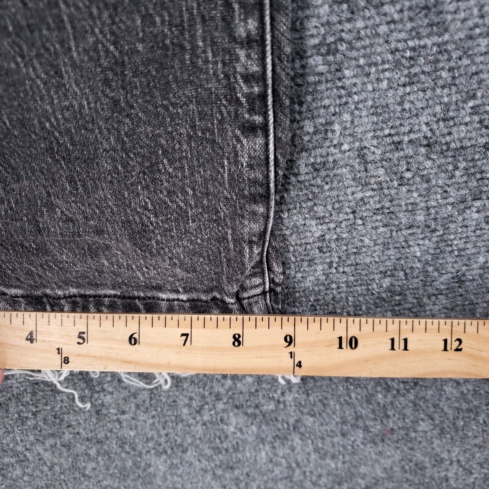 Pacsun Pacsun Jeans Womens 36 Gray Slim Boot High Rise Stretch Distressed Zip Fly Denim Denim Jeans Slim Bootcut Gray PacSun Women 36 Regular Size Size 25" / US 0 / IT 36 - 4 Thumbnail