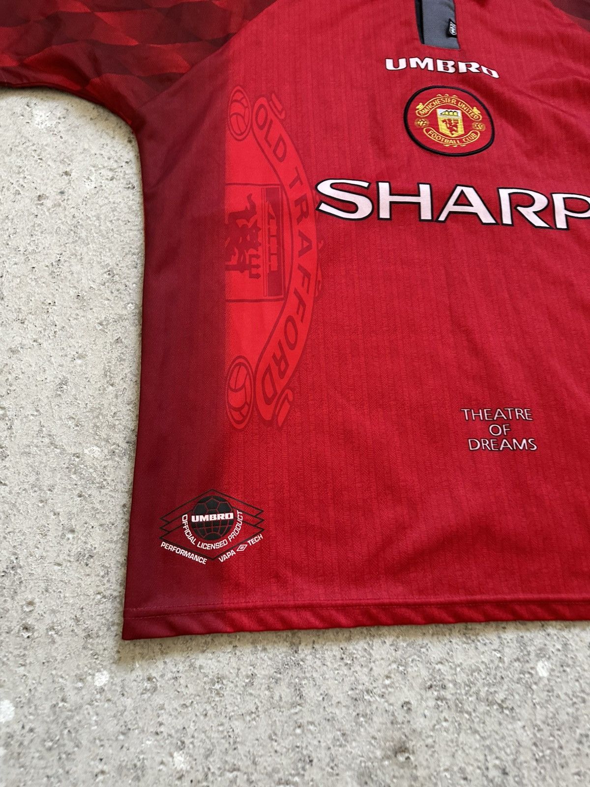 Umbro Vintage Umdro Machster United #7 Cantona Sharp 1996-1998 Size US L / EU 52-54 / 3 - 4 Thumbnail