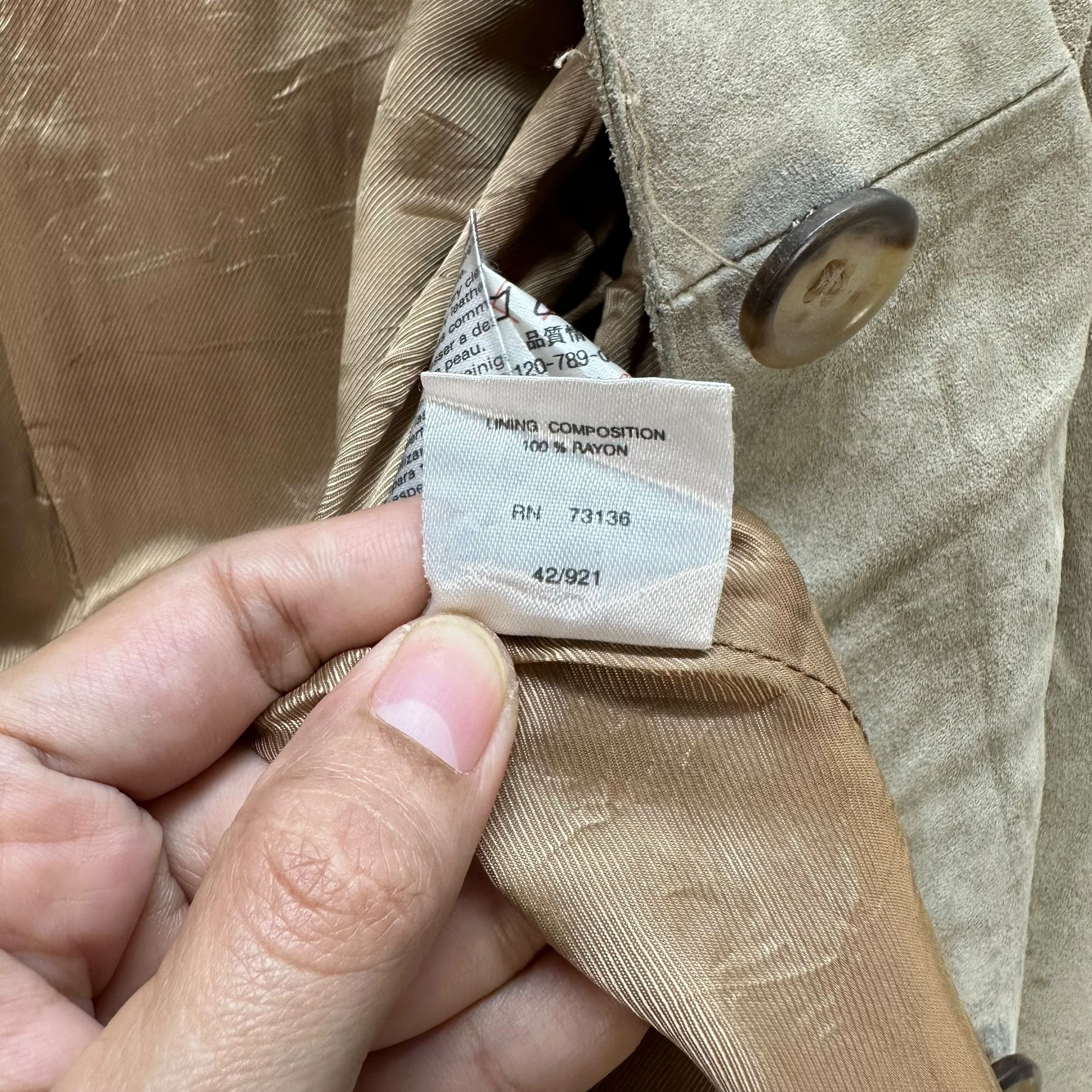 Max Mara Max Mara Suede Leather Jacket #9166-65 Size S / US 4 / IT 40 - 13 Thumbnail