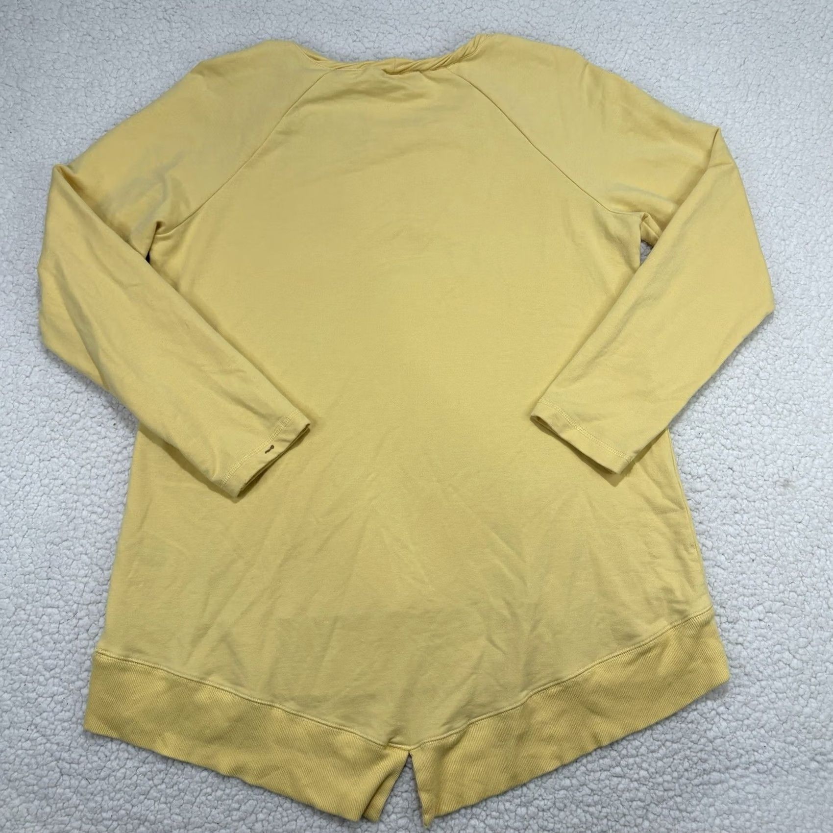 Soft Surroundings Soft Surroundings Women's Long Sleeve Tunic Sweater Yellow Knit Casual Pullover Size L Size L / US 10 / IT 46 - 5 Thumbnail