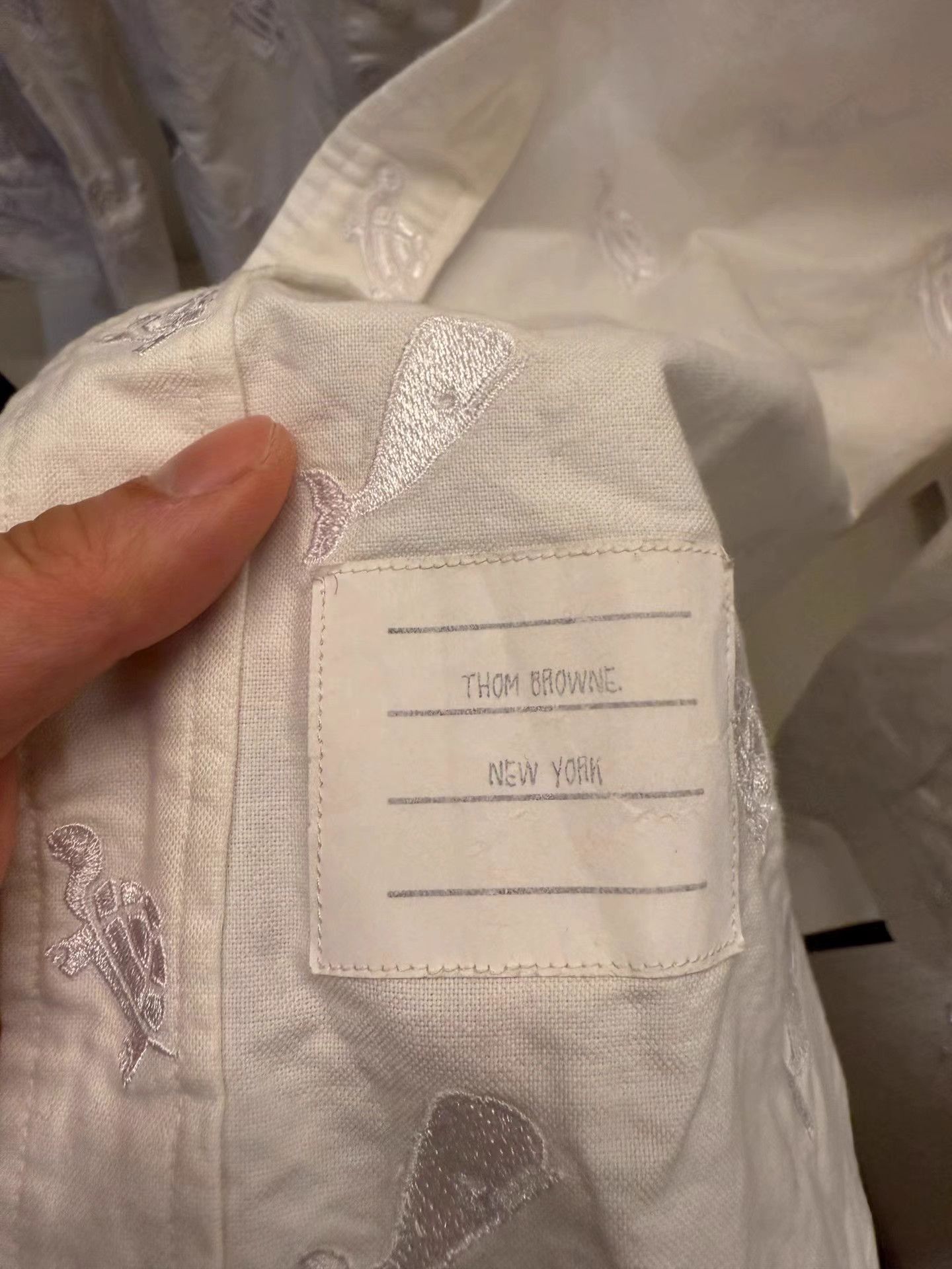 Thom Browne Thom Browne Marine Animal Print Shirt K27 Size US XL / EU 56 / 4 - 3 Thumbnail