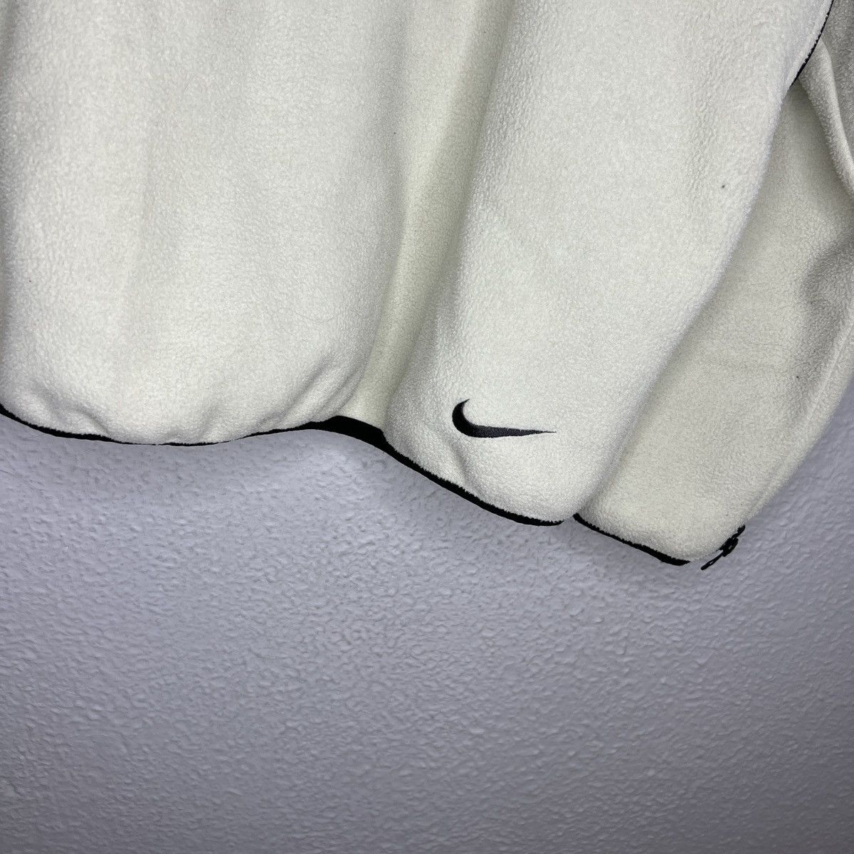 Nike × Nike ACG × Vintage Vintage Nike ACG Fleece Jacket Sweatshirt Ninja Beige Cream Size US L / EU 52-54 / 3 - 11 Thumbnail