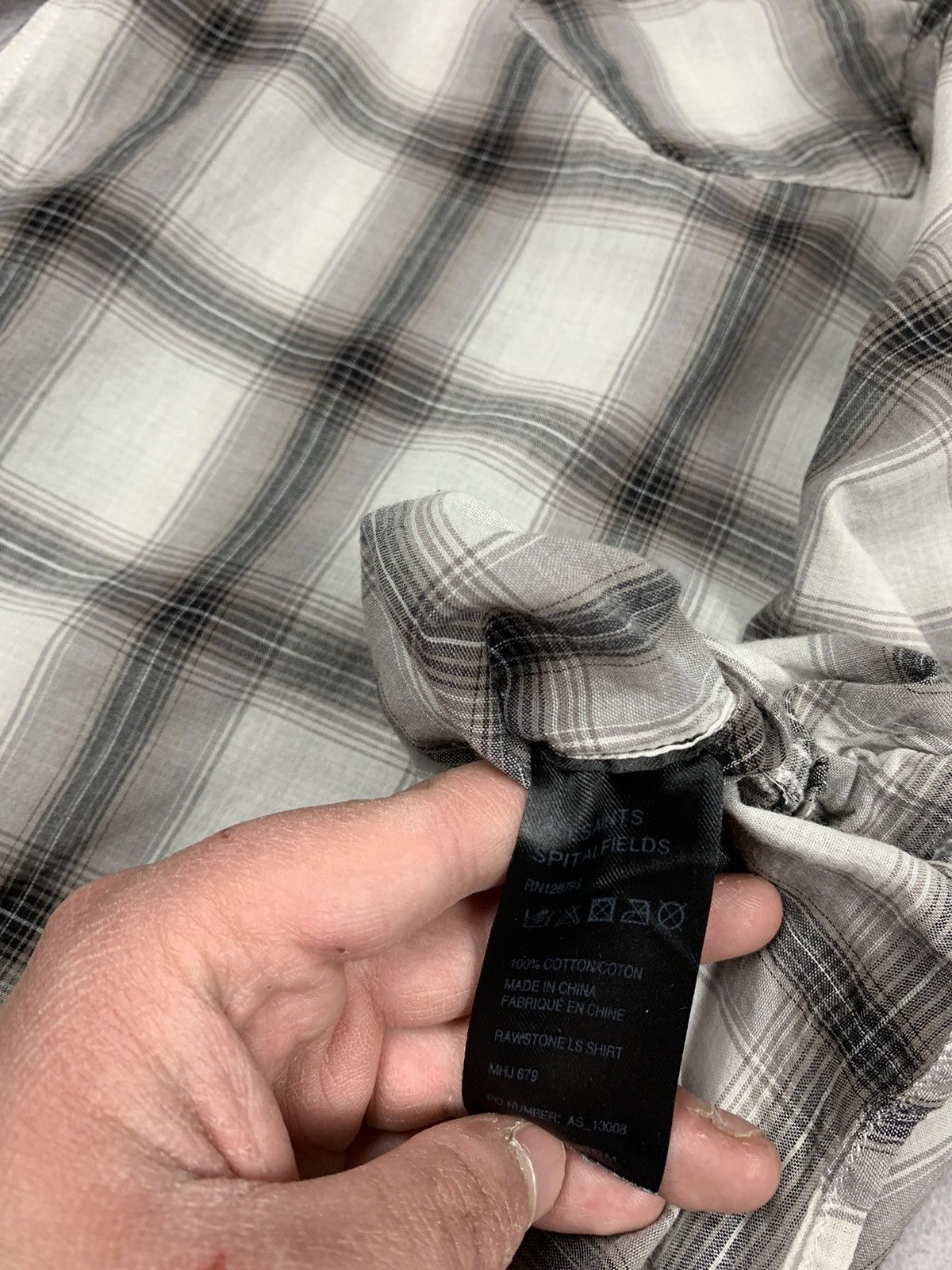 Allsaints Designer Allsaints Spitalfields Rawstone LS Shirt Checkered Size US M / EU 48-50 / 2 - 8 Thumbnail