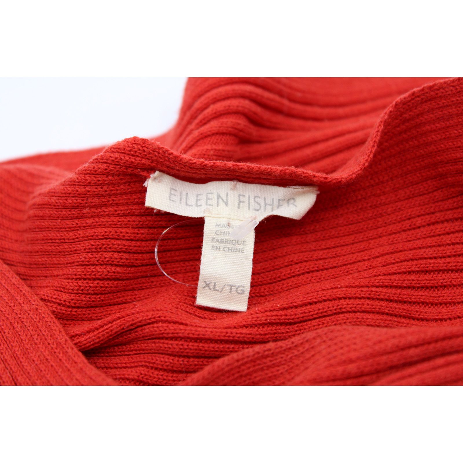 Eileen Fisher EILEEN FISHER V-Neck Ribbed Knit Tencel Pullover Sweater XL Size XL / US 12-14 / IT 48-50 - 4 Thumbnail