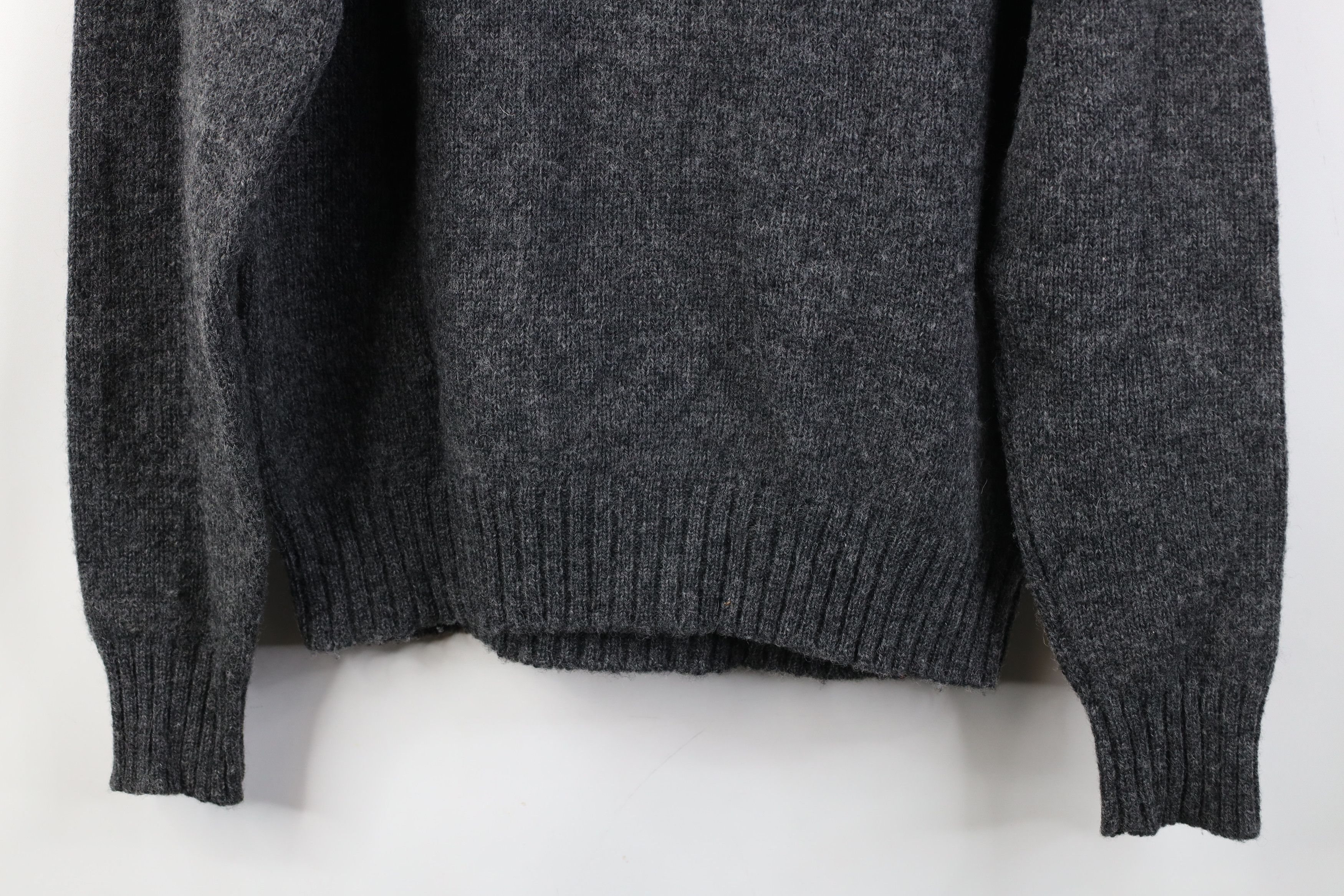 Vintage Vintage 70s Streetwear Wool Knit Argyle Diamond Sweater Size L / US 10 / IT 46 - 9 Thumbnail