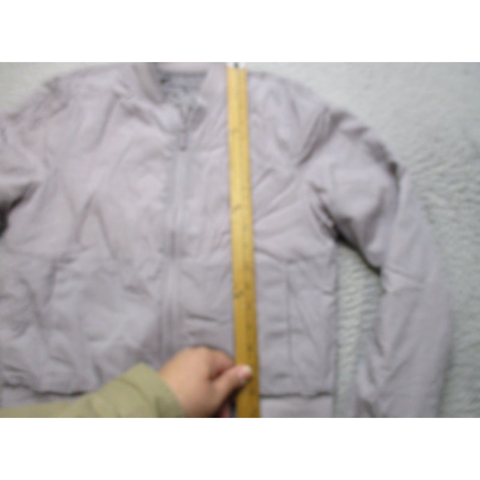 Lululemon Non Stop Bomber Jacket Womens 4 Gray Reversible Zip Front Lightweight Jacket