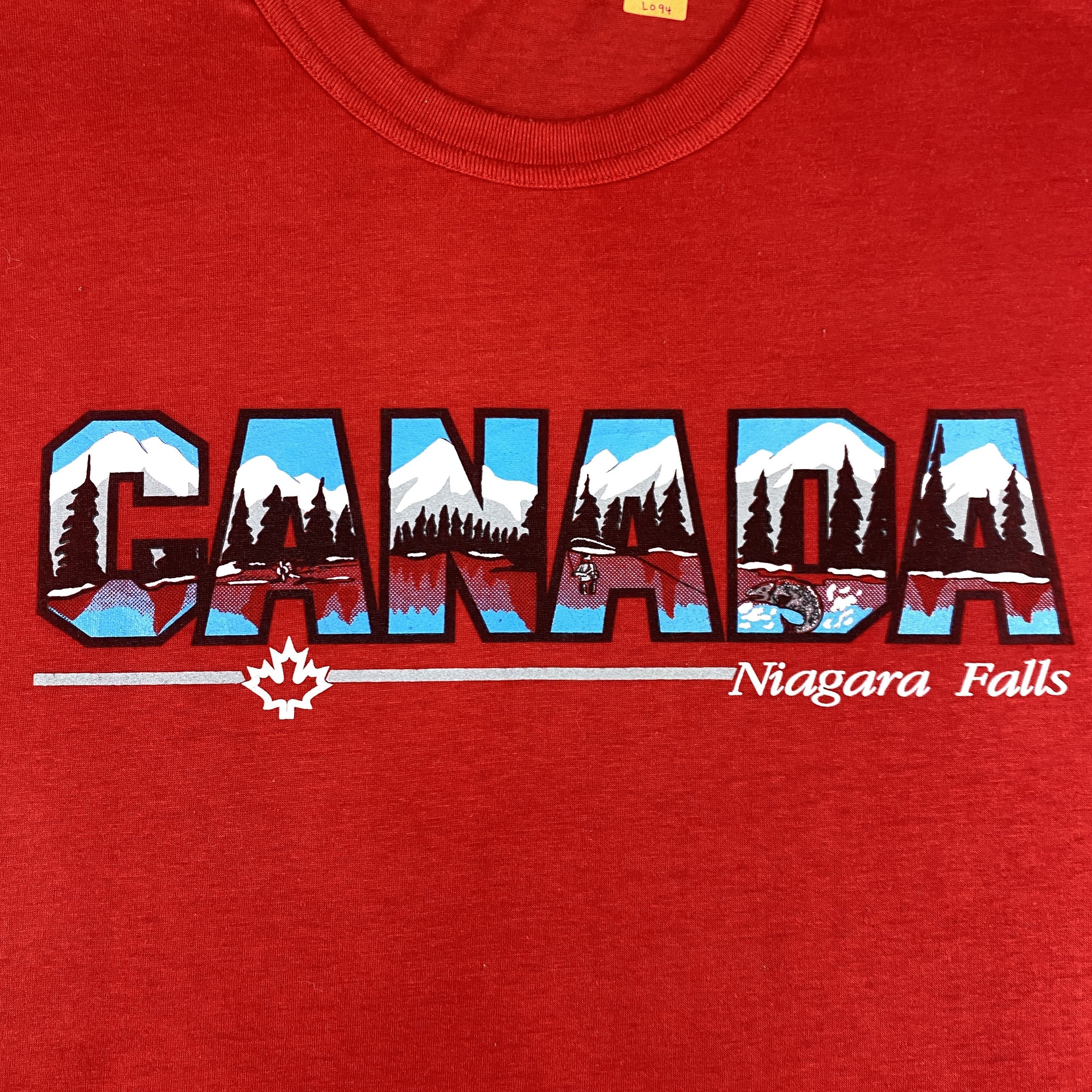 Vintage Vintage 1980s Canada Niagara Falls Large T-Shirt - L094 Size US L / EU 52-54 / 3 - 3 Thumbnail