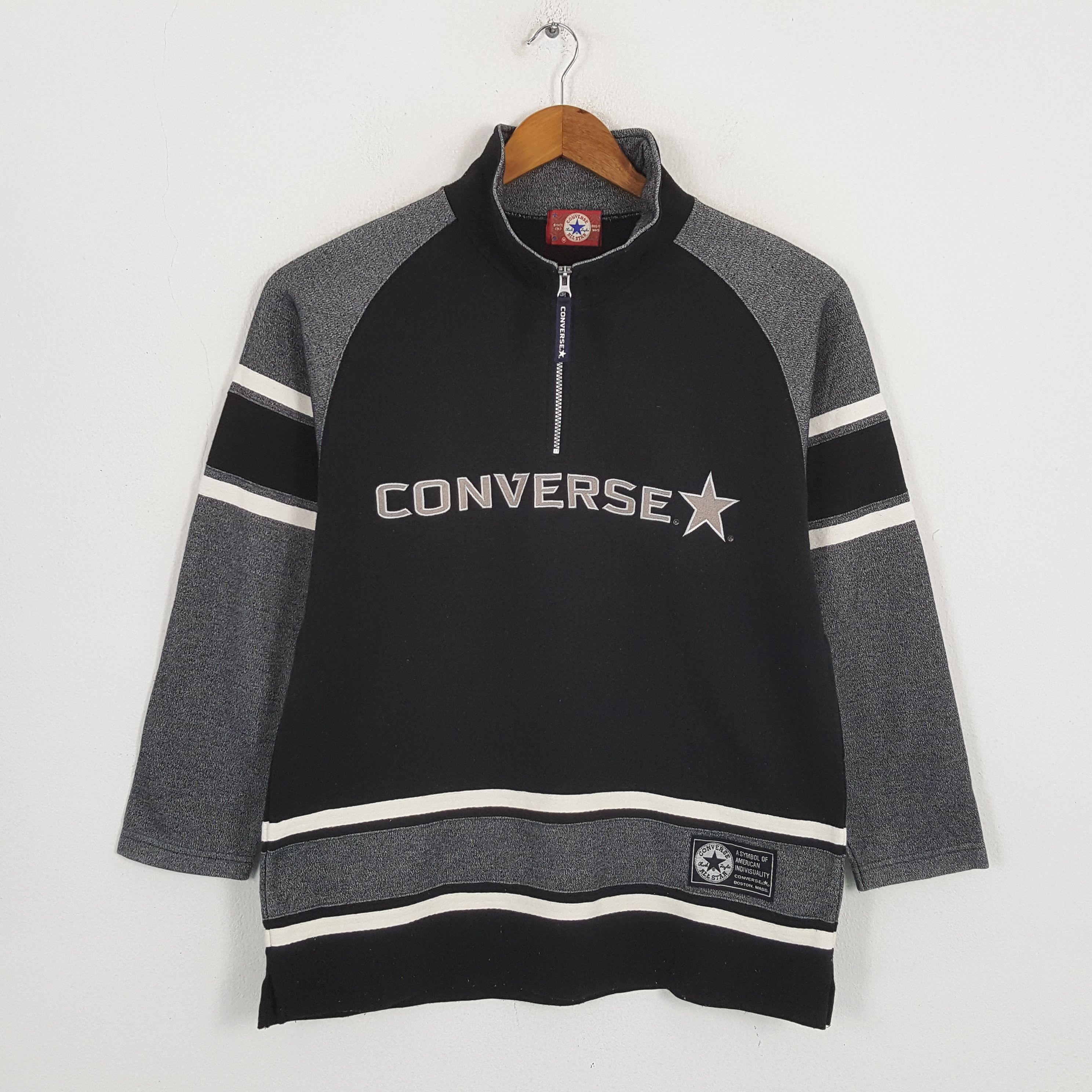 Converse × Vintage Vintage CONVERSE American Streetwear Style Sweatshirt Size US M / EU 48-50 / 2 - 1 Thumbnail