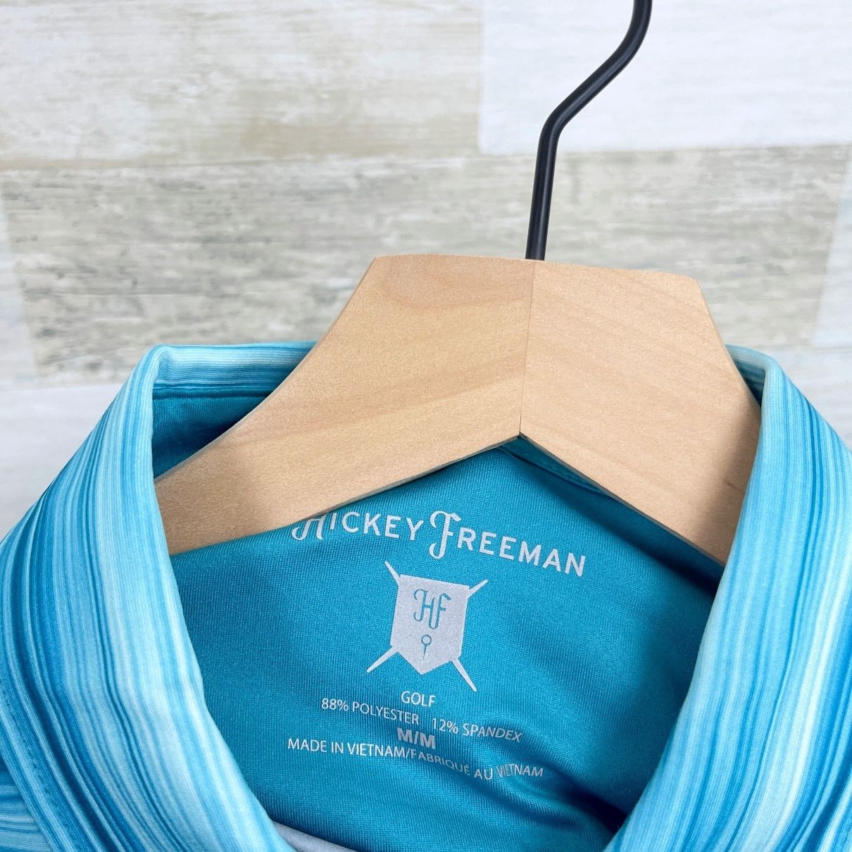 Hickey Freeman Hickey Freeman Performance Tech Golf Polo Shirt Blue Men M Size US M / EU 48-50 / 2 - 5 Thumbnail