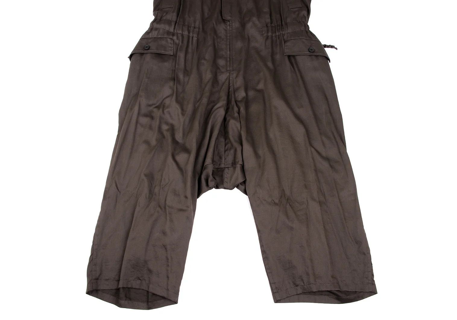 Yohji Yamamoto Yohji Yamamoto Cotton Lyocell Sarouel Utility Mocha Size US 30 / EU 46 - 7 Thumbnail