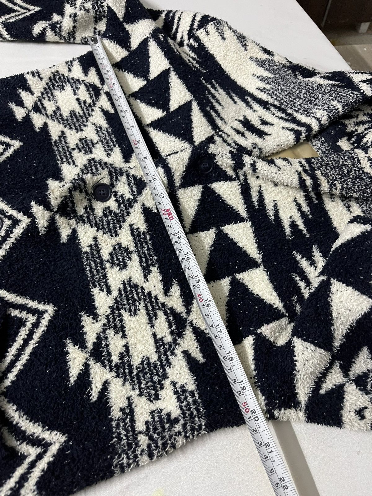 If Six Was Nine 💥Offer Me💥Neutral Infinity Navajo Chimaiyo Cotton Knitwear Size US M / EU 48-50 / 2 - 13 Thumbnail