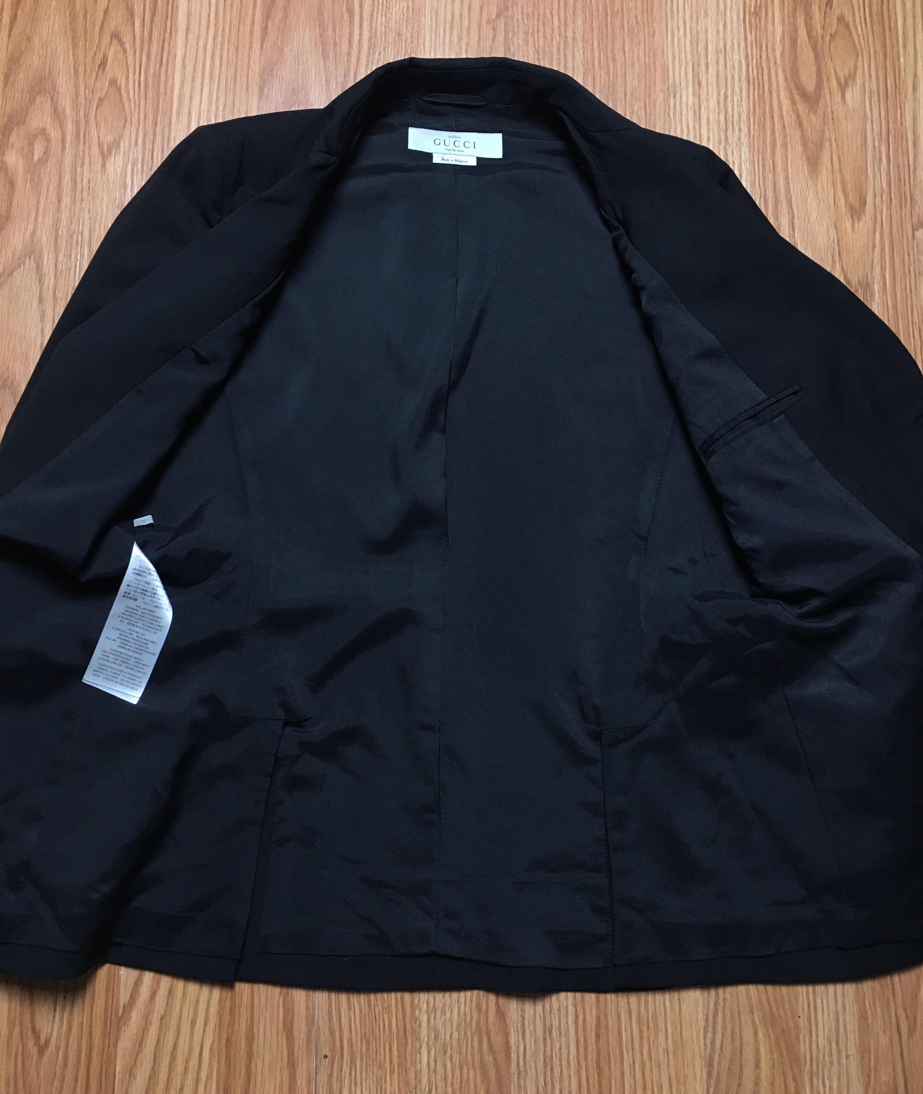 Gucci GUCCI Uniform Wool Jacket Blazer Black Size EU 42 Size M / US 6-8 / IT 42-44 - 9 Thumbnail