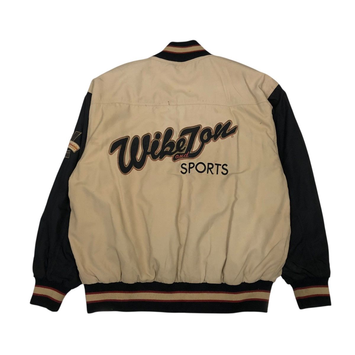 Japanese Brand 🔥VINTAGE BOMBER JACKET WIKE & LON BIG LOGO ISSEY MIYAKE Size US L / EU 52-54 / 3 - 2 Thumbnail
