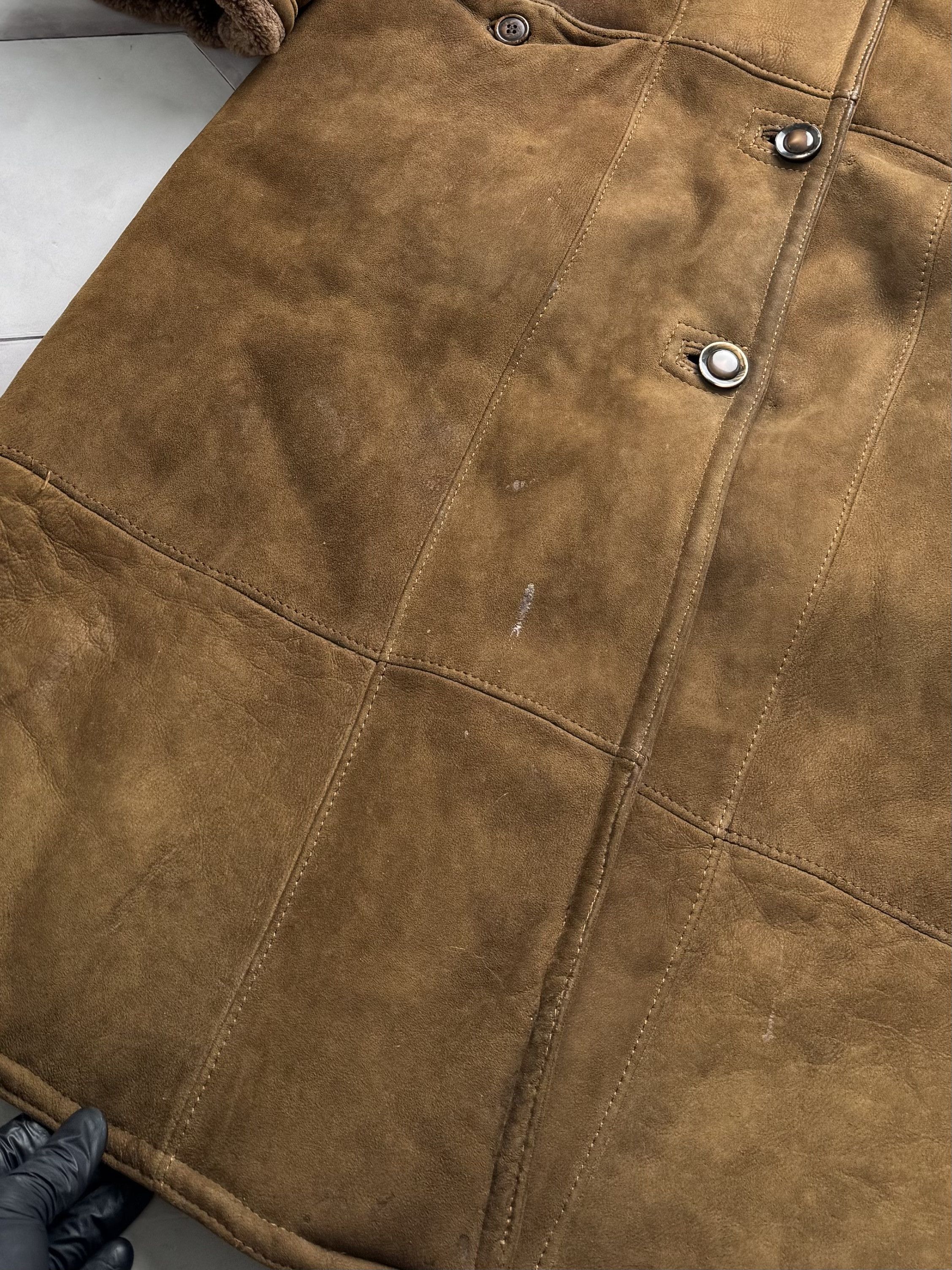 Vintage Vintage Real Sheepskin Heavy Coat (E4) Size XL / US 12-14 / IT 48-50 - 7 Thumbnail