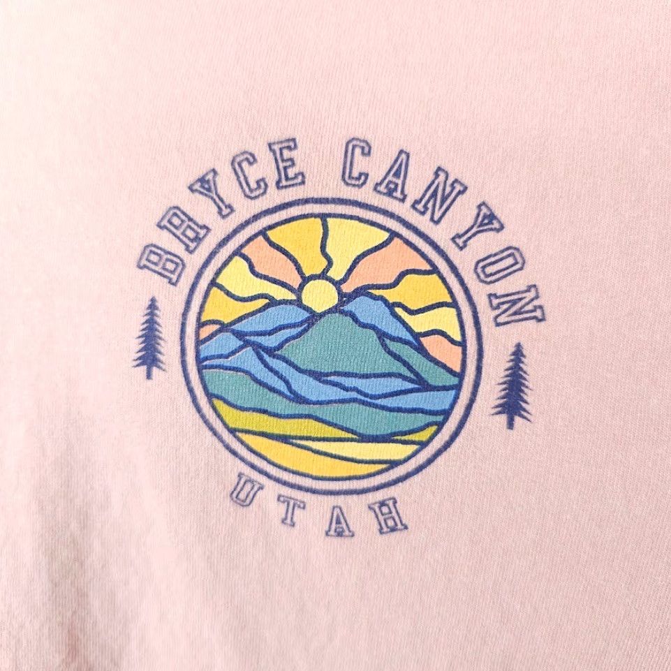 Gildan Bryce Canyon National Park T Shirt Mens Size XL Pink Utah Travel Destination Tee Size US XL / EU 56 / 4 - 3 Thumbnail