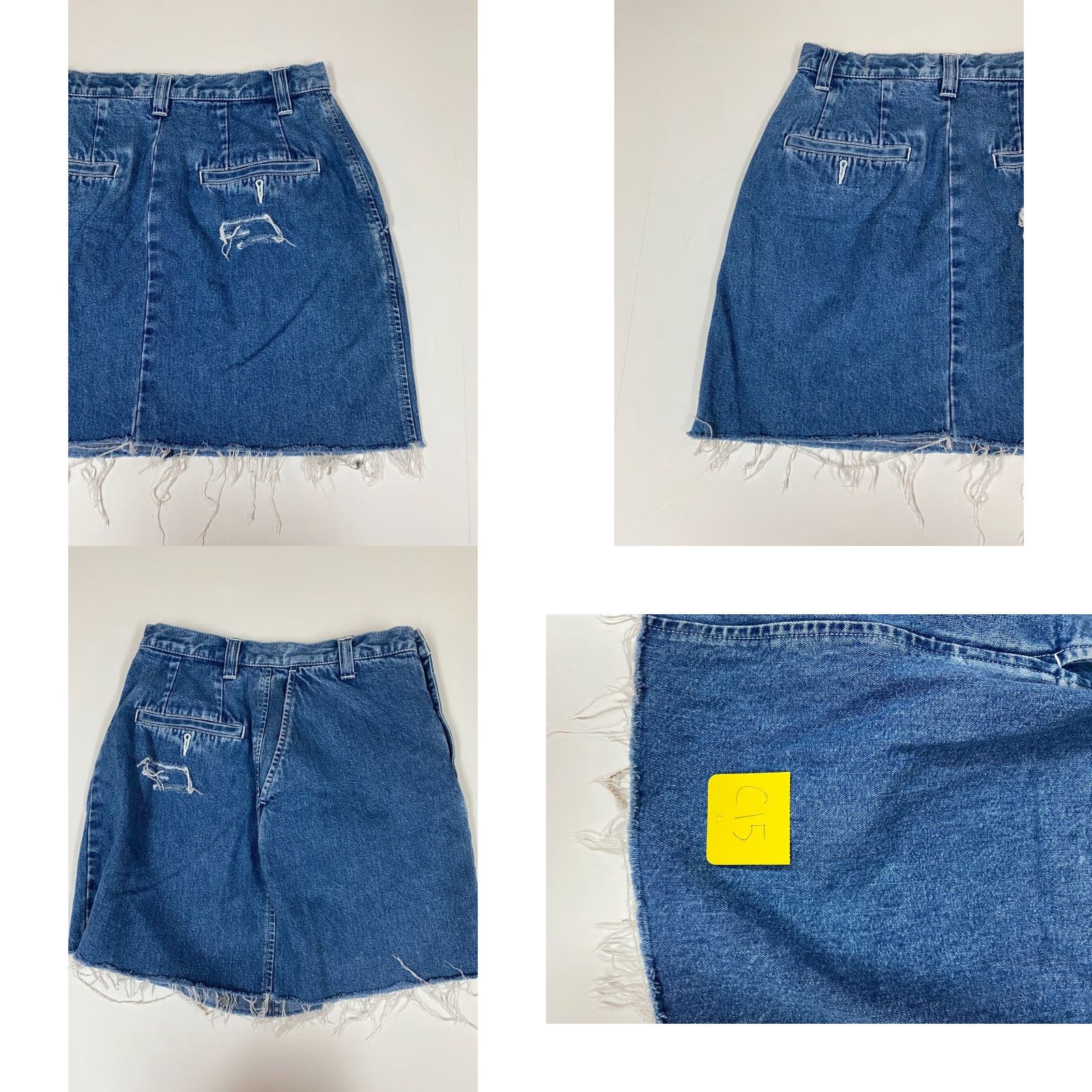 Eddie Bauer Eddie Bauer Skirt Women Knee Length A-Line Denim Blue Polyester Ruffle Lined Casual 2 Regular Size 2 Blue Vintage: No Size 26" / US 2 / IT 38 - 8 Thumbnail