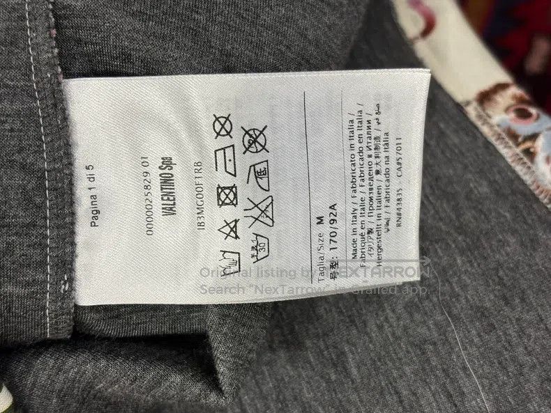 Valentino Valentino Space cotton T-shirt Size US M / EU 48-50 / 2 - 7 Thumbnail