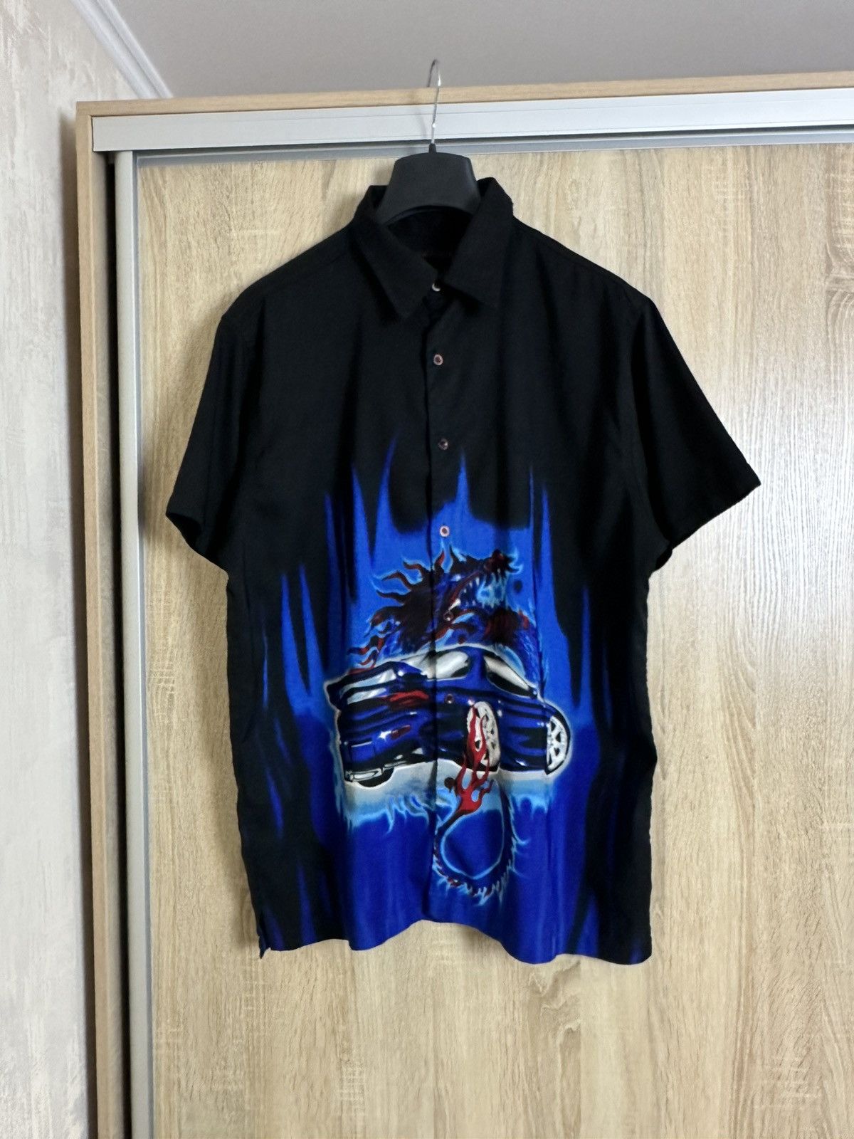 Japanese Brand 🔥 Mazda RX-7 Crazy Shirt Japan Drift dragon USA Honda Ford Size US L / EU 52-54 / 3 - 3 Thumbnail