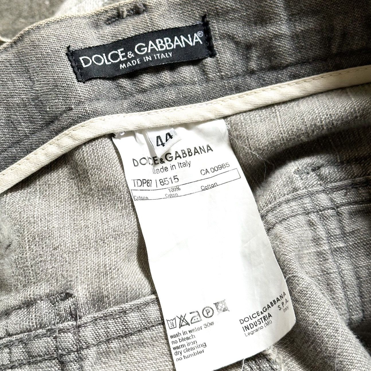 Dolce & Gabbana Dolce & Gabbana RUNWAY AW2003 Bondage Parachute Denim Size US 33 - 5 Thumbnail