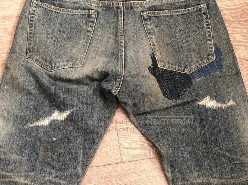 Neighborhood NEIGHBORHOOD Blue Distressed Jeans. Size US 32 / EU 48 - 4 Thumbnail