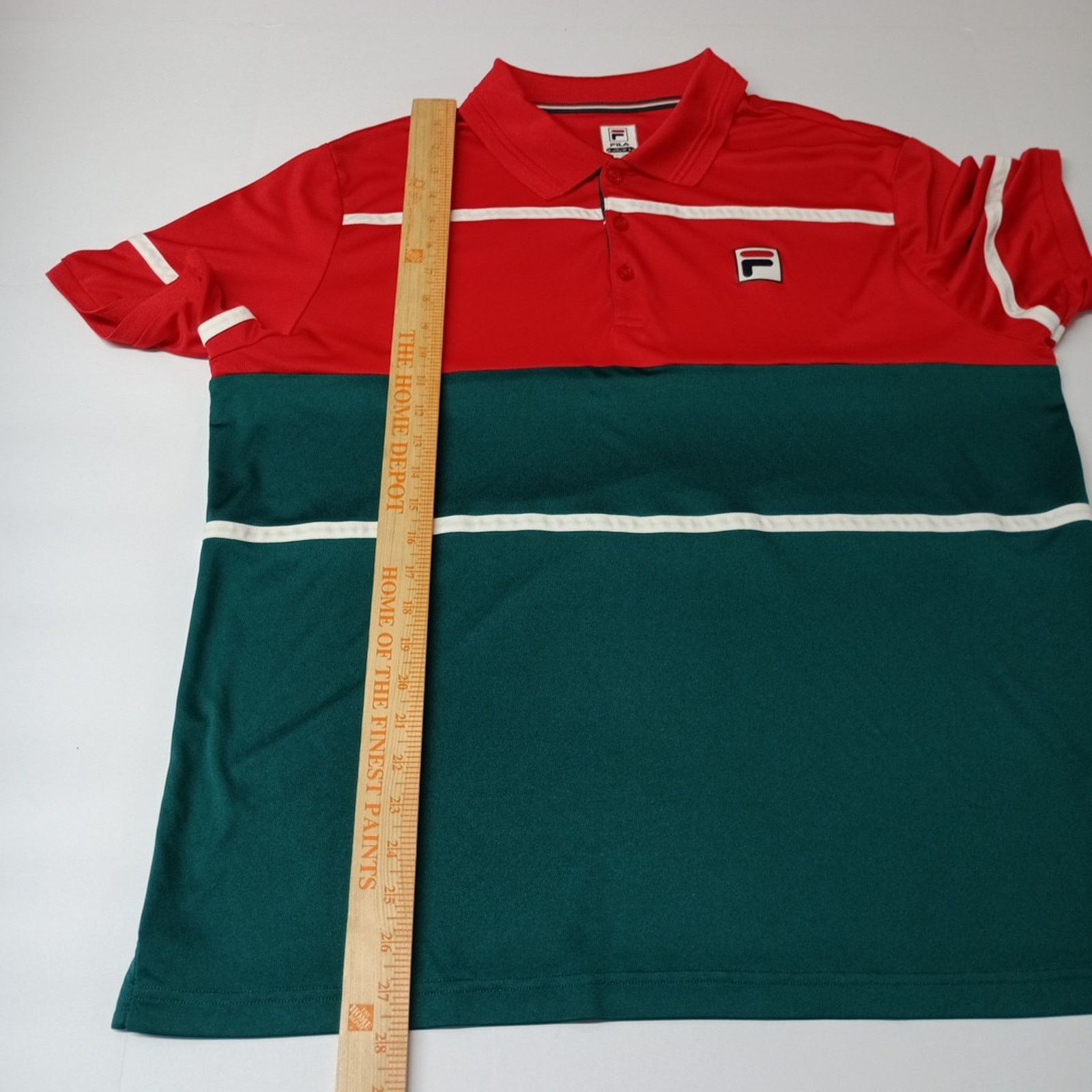 Fila Fila Men's Clarkson Varn Dye Stripe Polo Shirt Size 2XL XXL Size US XXL / EU 58 / 5 - 5 Thumbnail